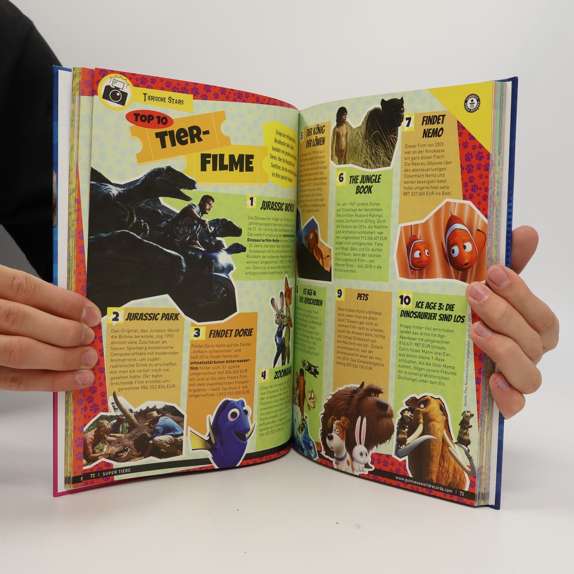 Various authors Guinness World Records: Super Tiere Vol. 1