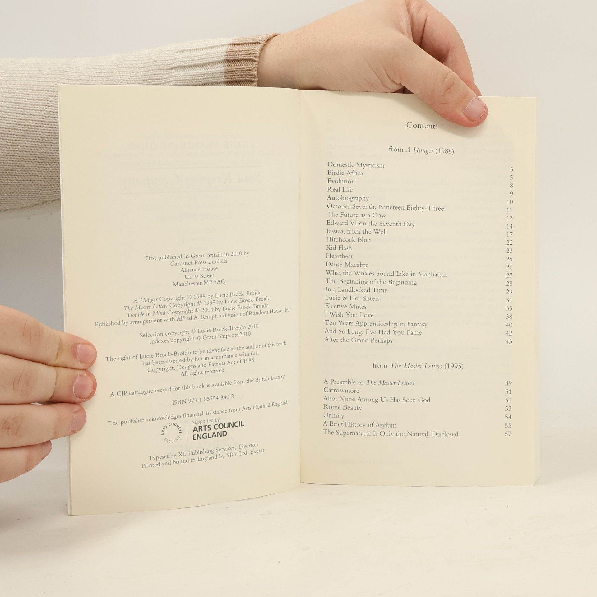 Lucie Brock-Broido Soul Keeping Company