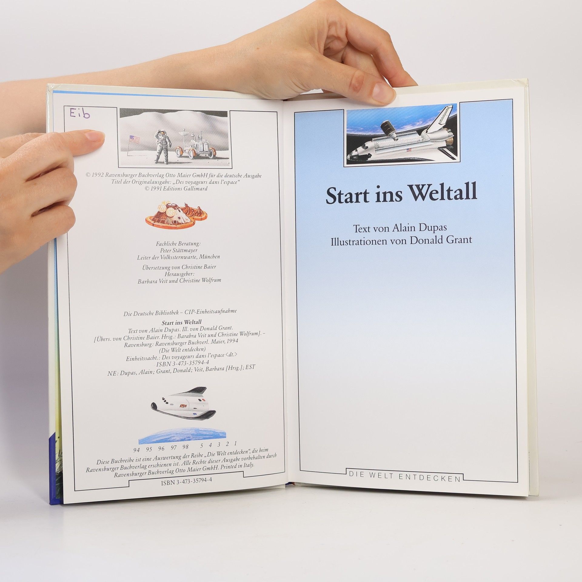 Alain Dupas Start ins Weltall