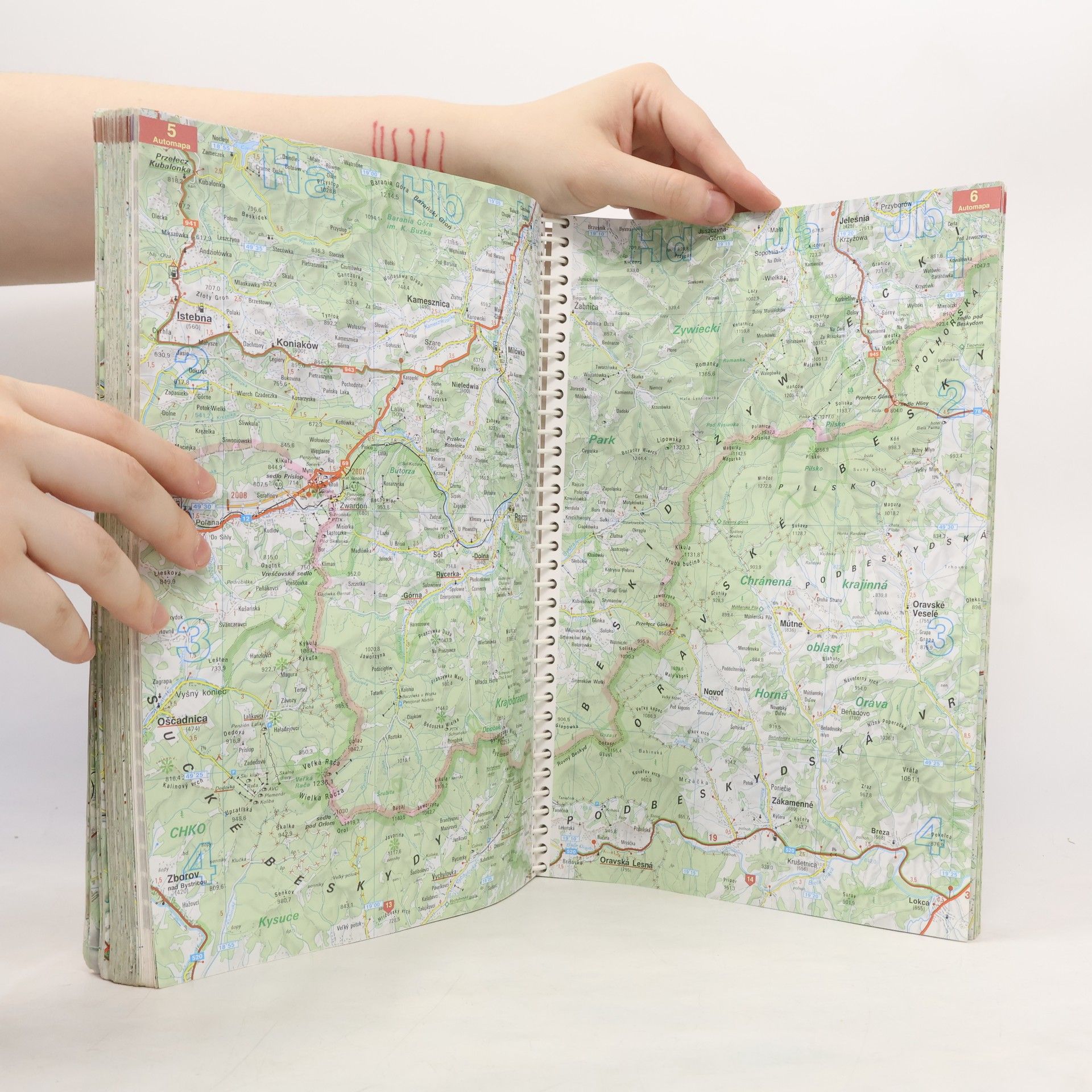 Podrobný společný autoatlas Česko a Slovensko - Dva v jednom
