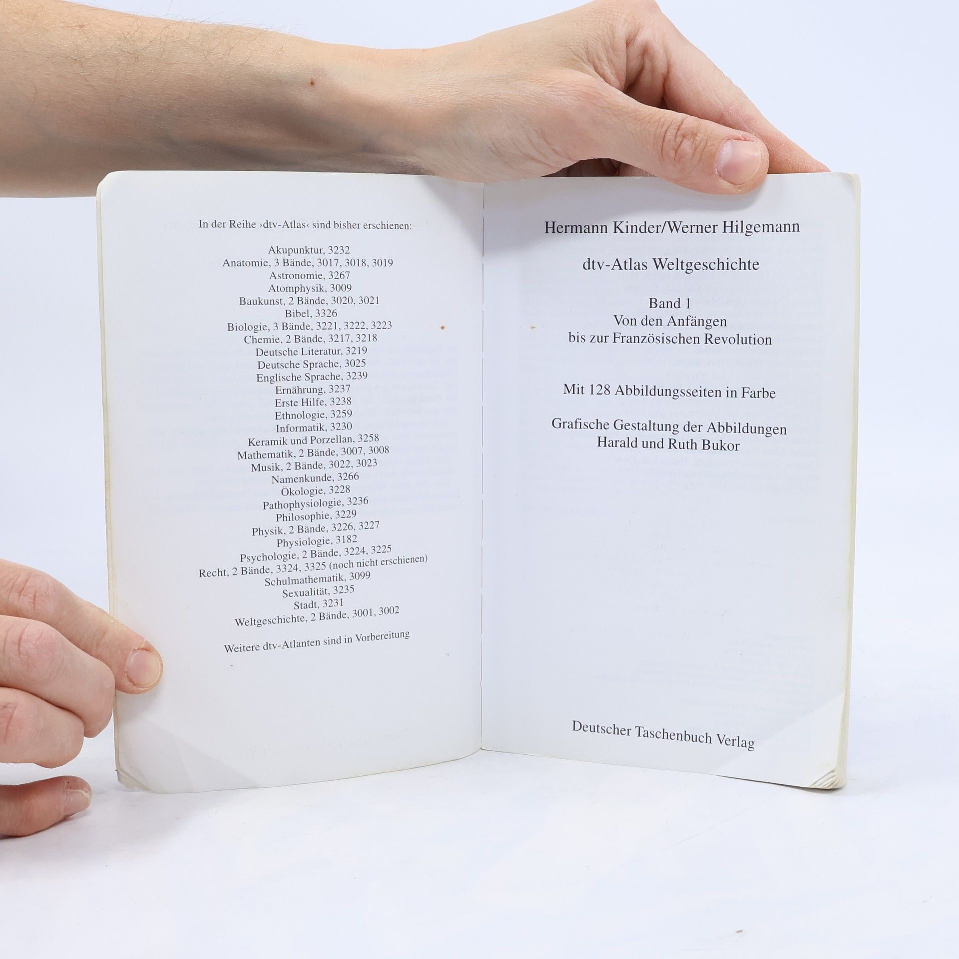 Hermann Kinder Dtv-Atlas Weltgeschichte. Band 1