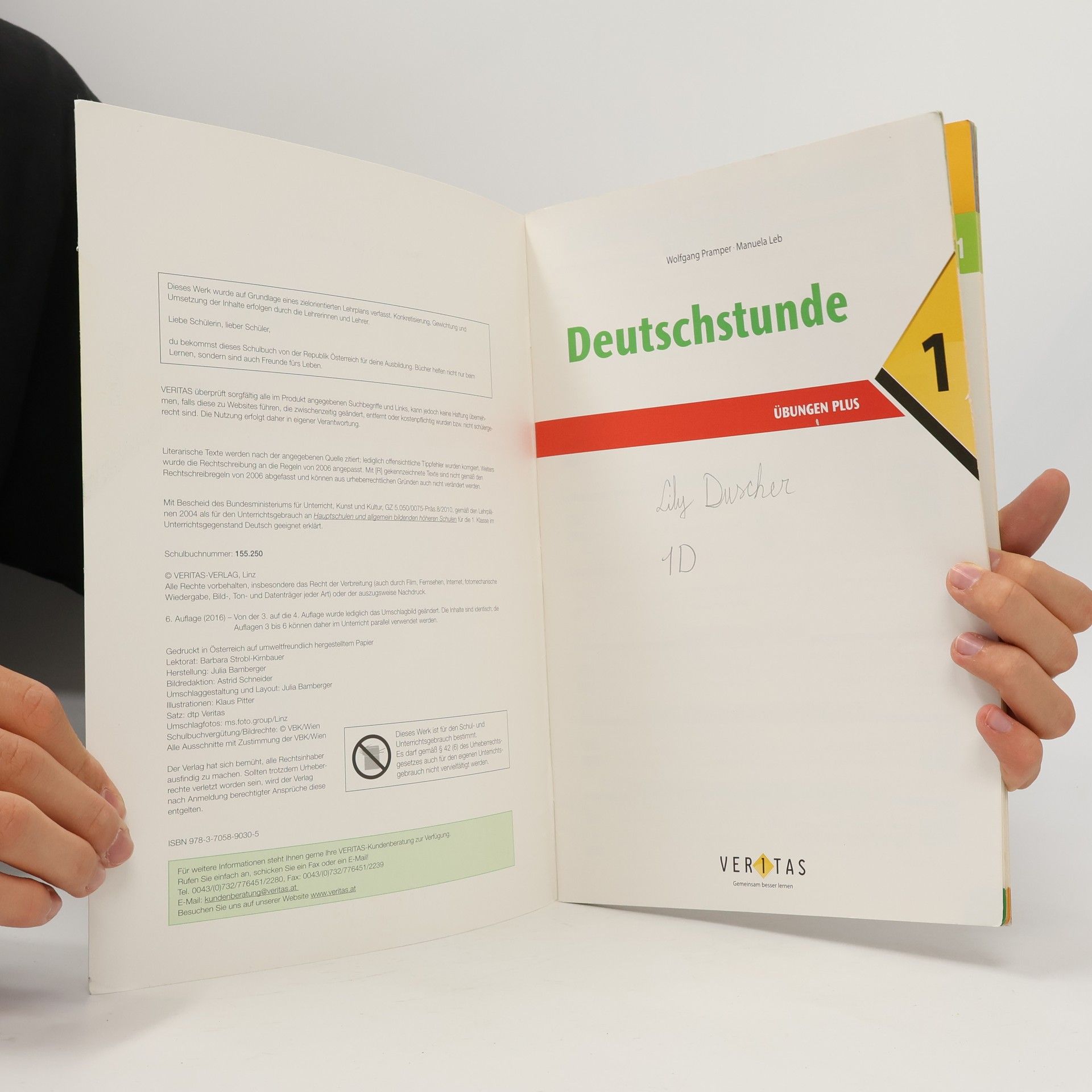 Collectif d'auteurs Deutschstunde Neu 1. Übungen Plus