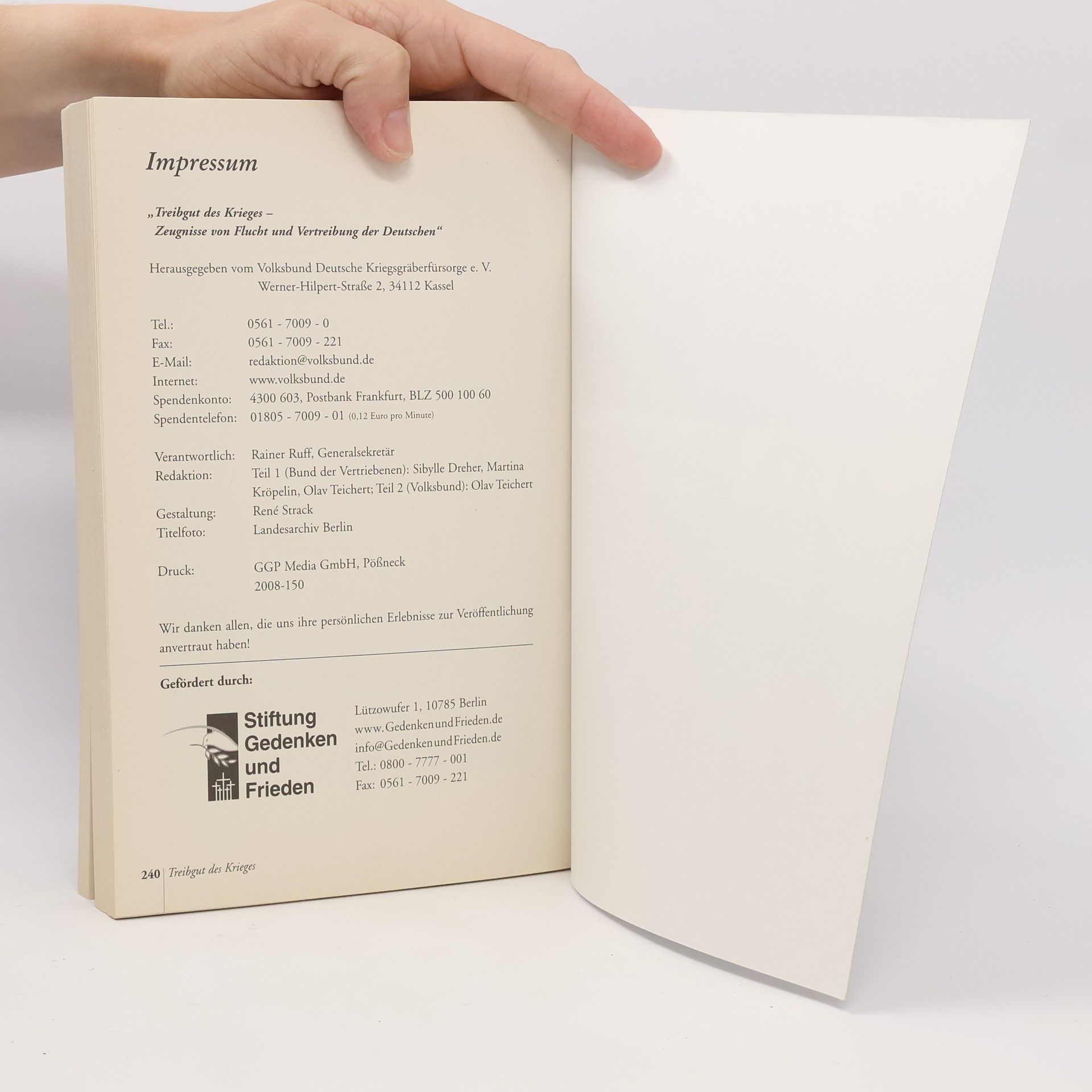 Autores varios Treibgut des Krieges 14. Zeugnisse von Flucht und Vertreibung der Deutschen