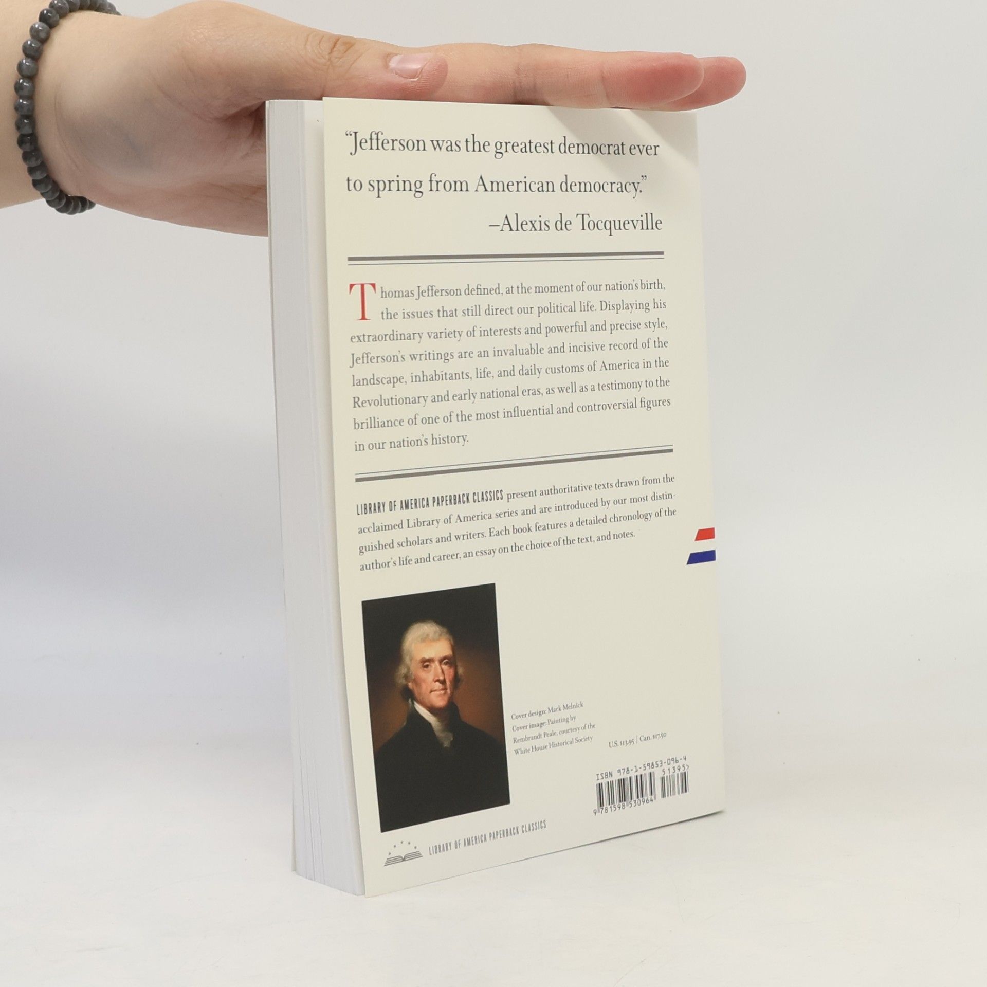 Thomas Jefferson Thomas Jefferson: Selected Writings: A Library of America Paperback Classic