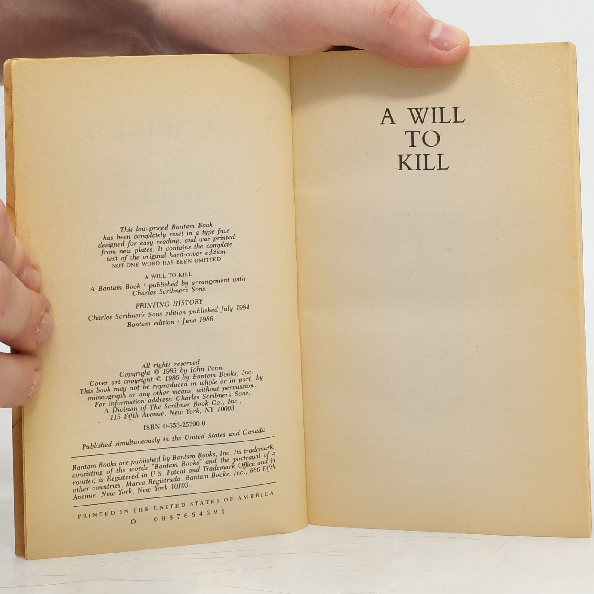 John Penn A Will to Kill