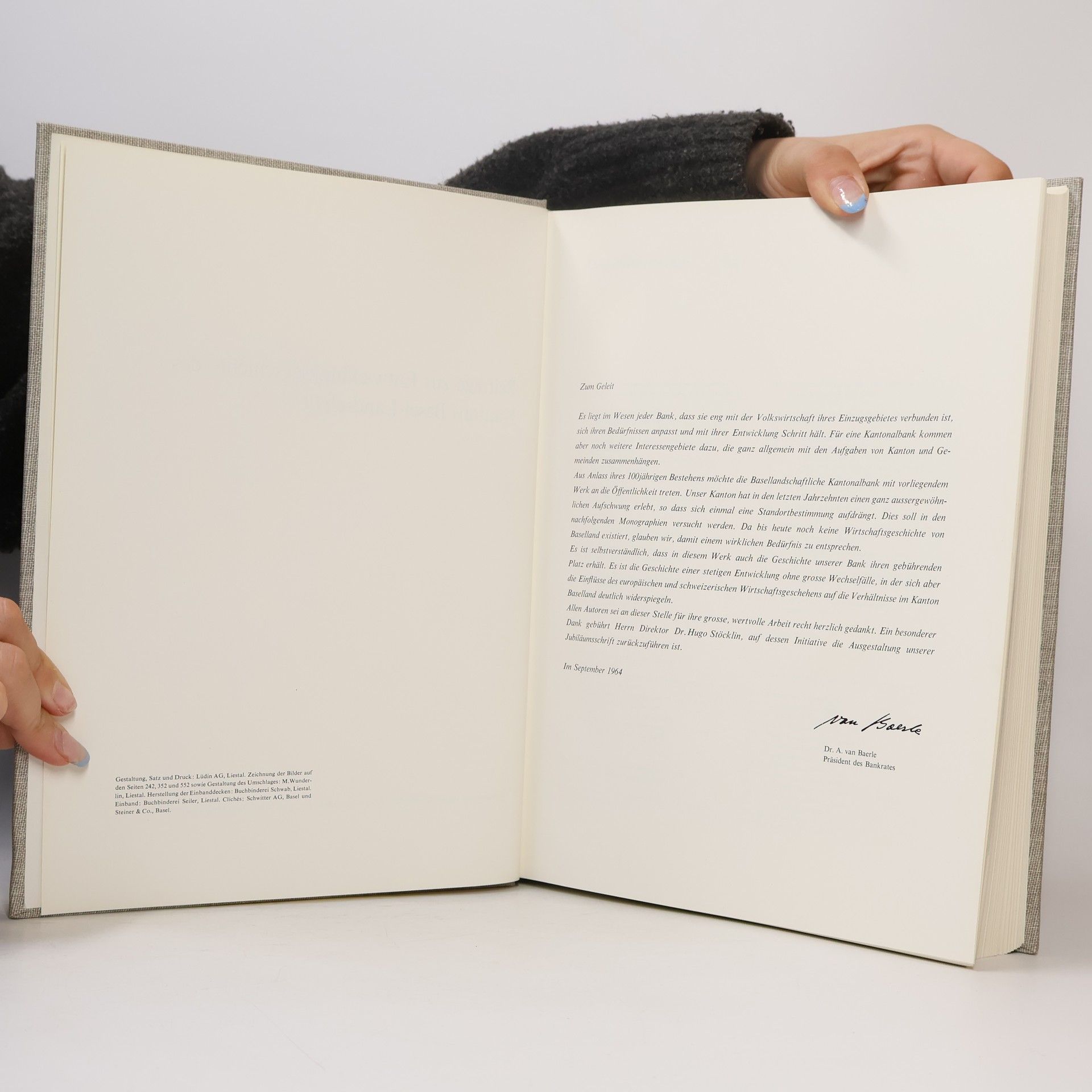 Autores varios 100 Jahre Basellandschaftliche Kantonalbank