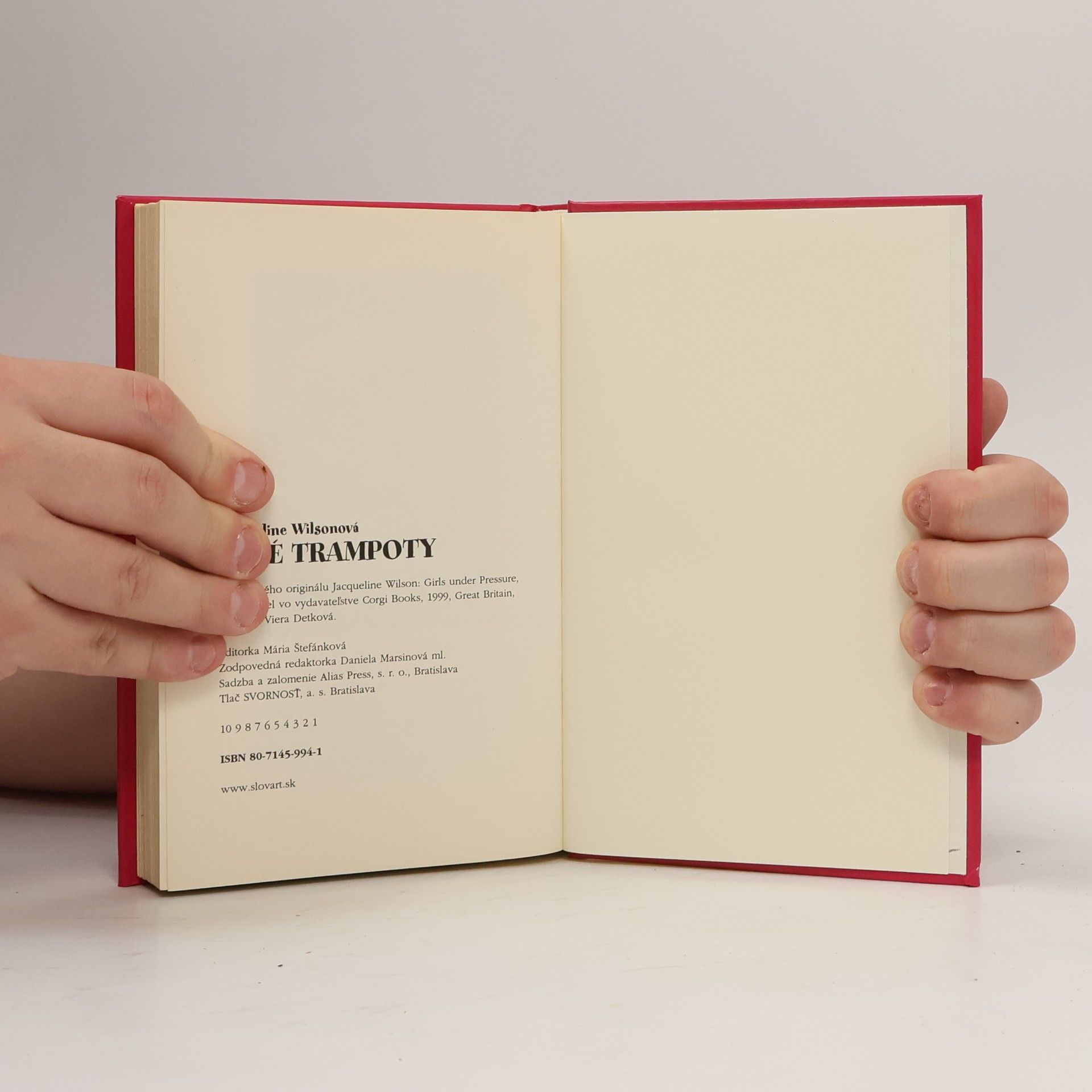 Jacqueline Wilson Prvé trampoty