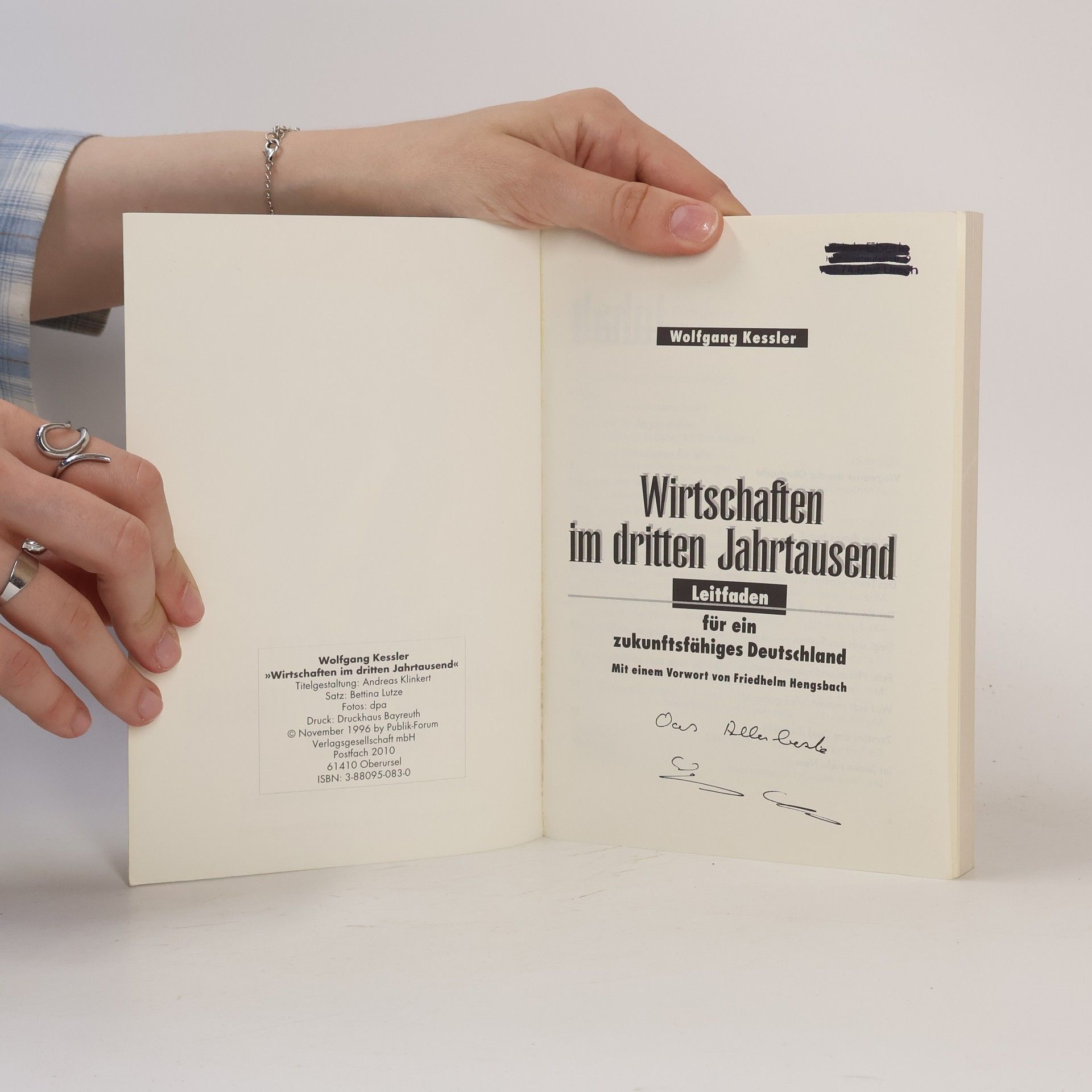 Wolfgang Kessler Wirtschaften im dritten Jahrtausend