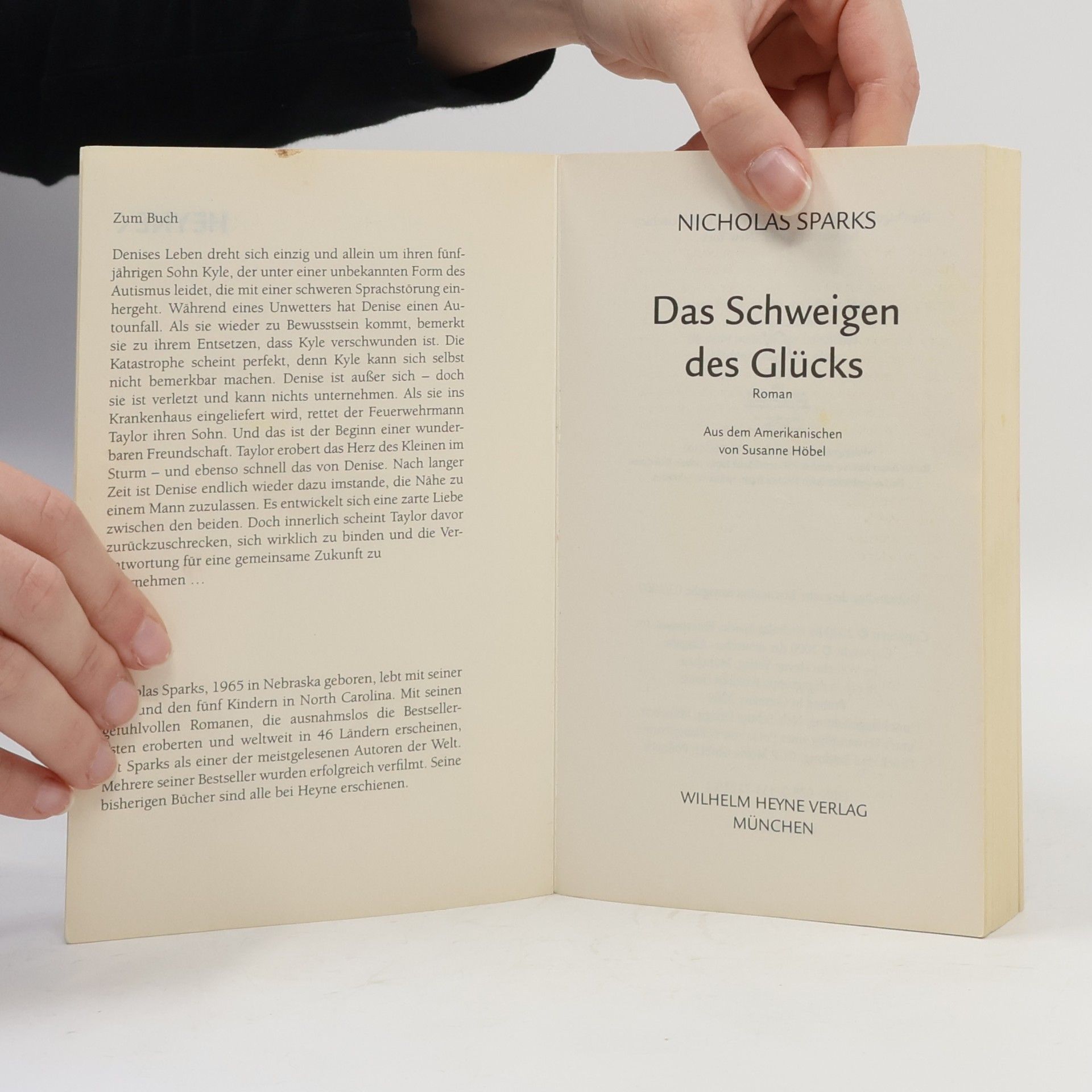 Nicholas Sparks Das Schweigen des Glücks