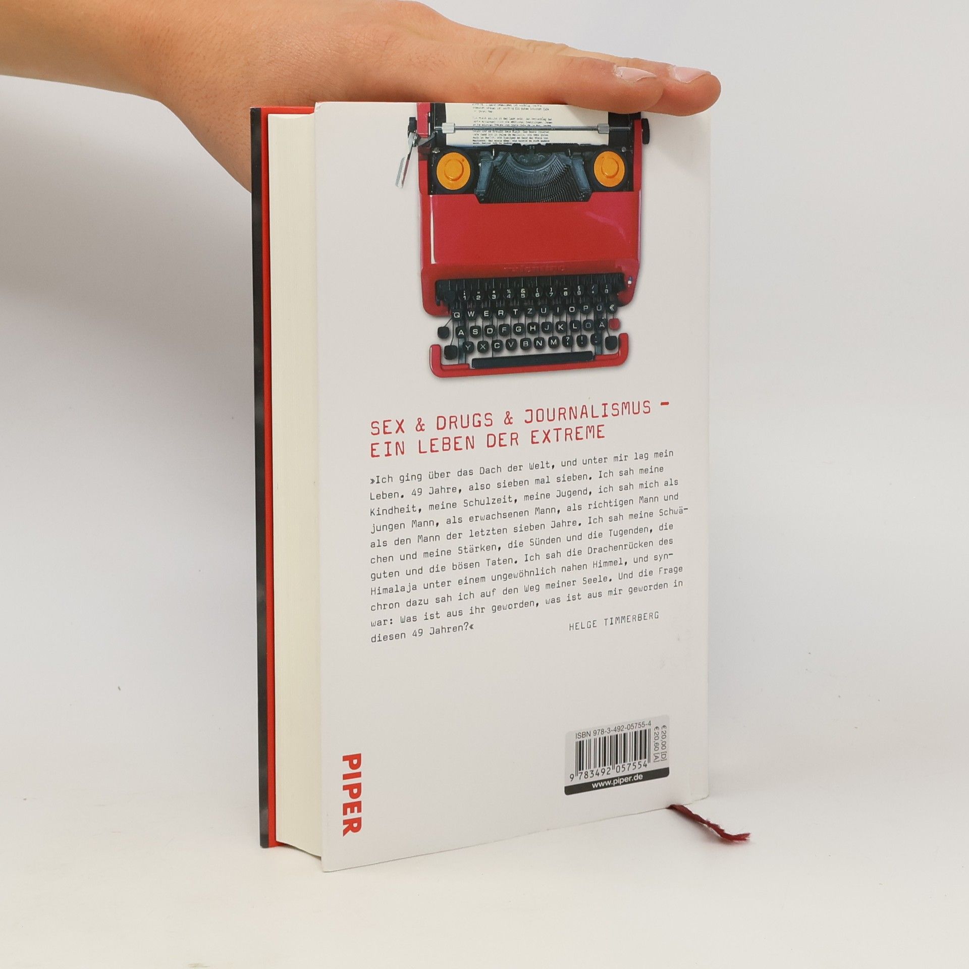 Helge Timmerberg Die rote Olivetti