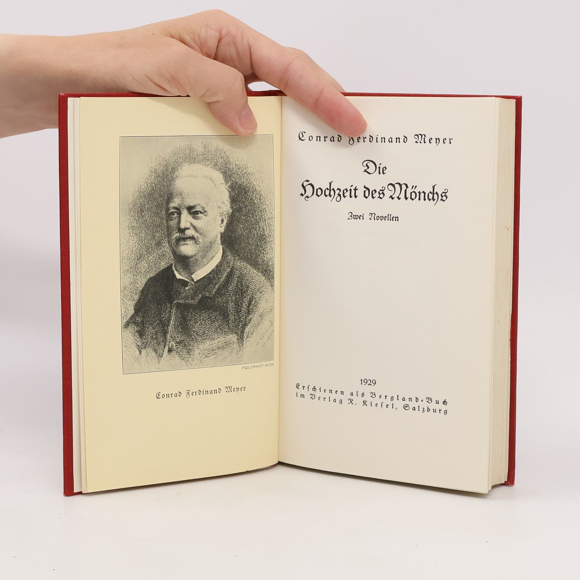 Conrad Ferdinand Meyer Die Hochzeit des Mönchs