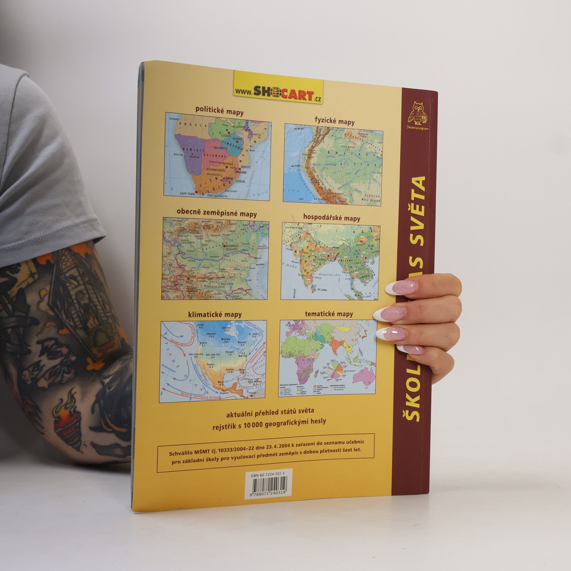 Pavla Tesaříková Školní atlas světa