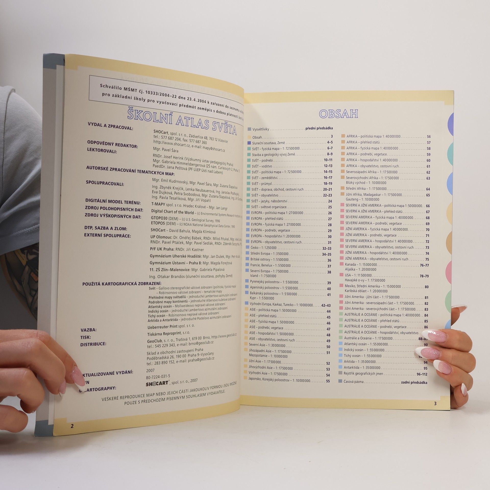 Pavla Tesaříková Školní atlas světa