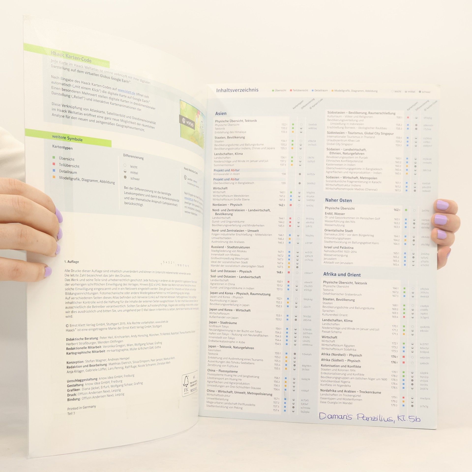 Autorenkollektiv Haack Weltatlas Teil 3