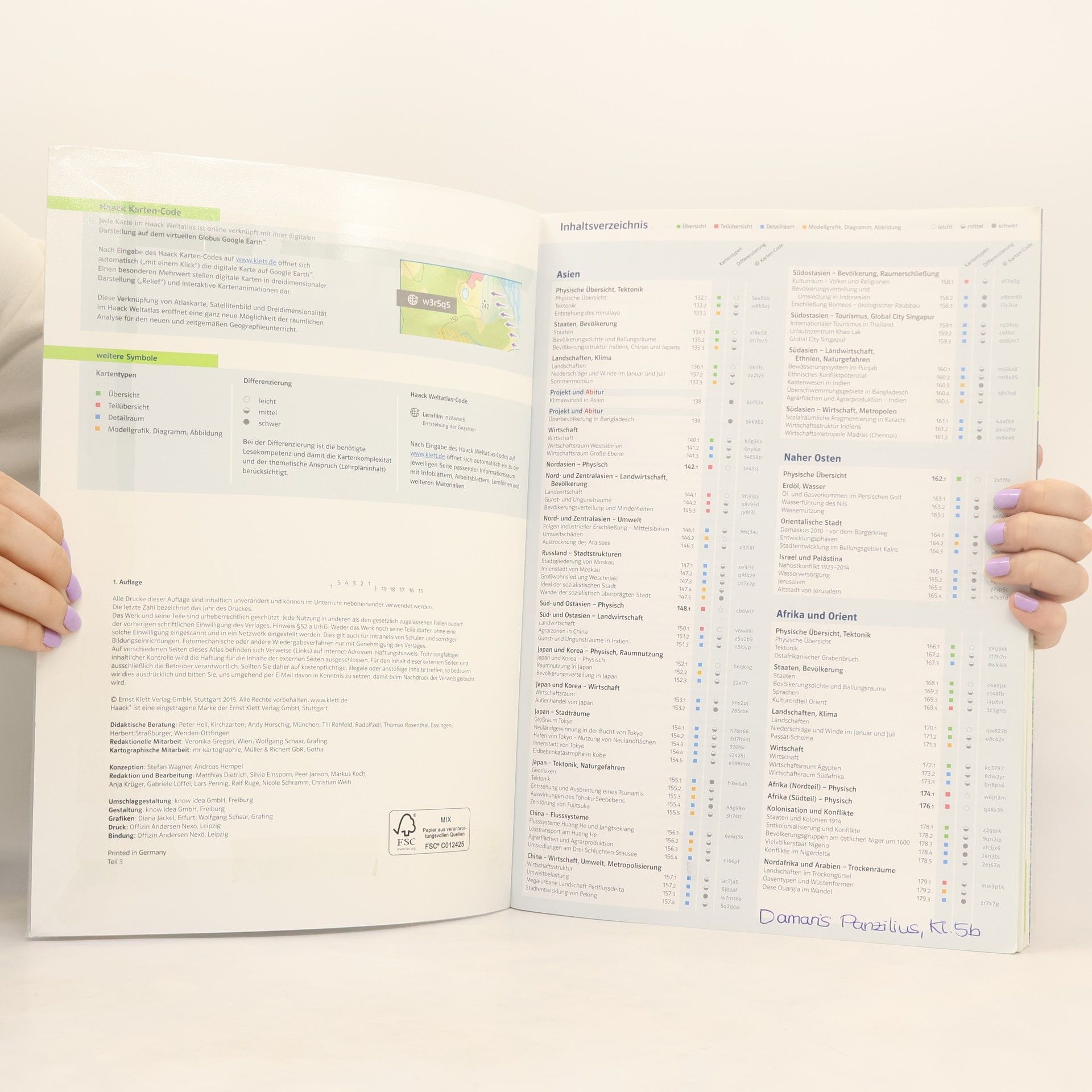 Autorenkollektiv Haack Weltatlas Teil 3
