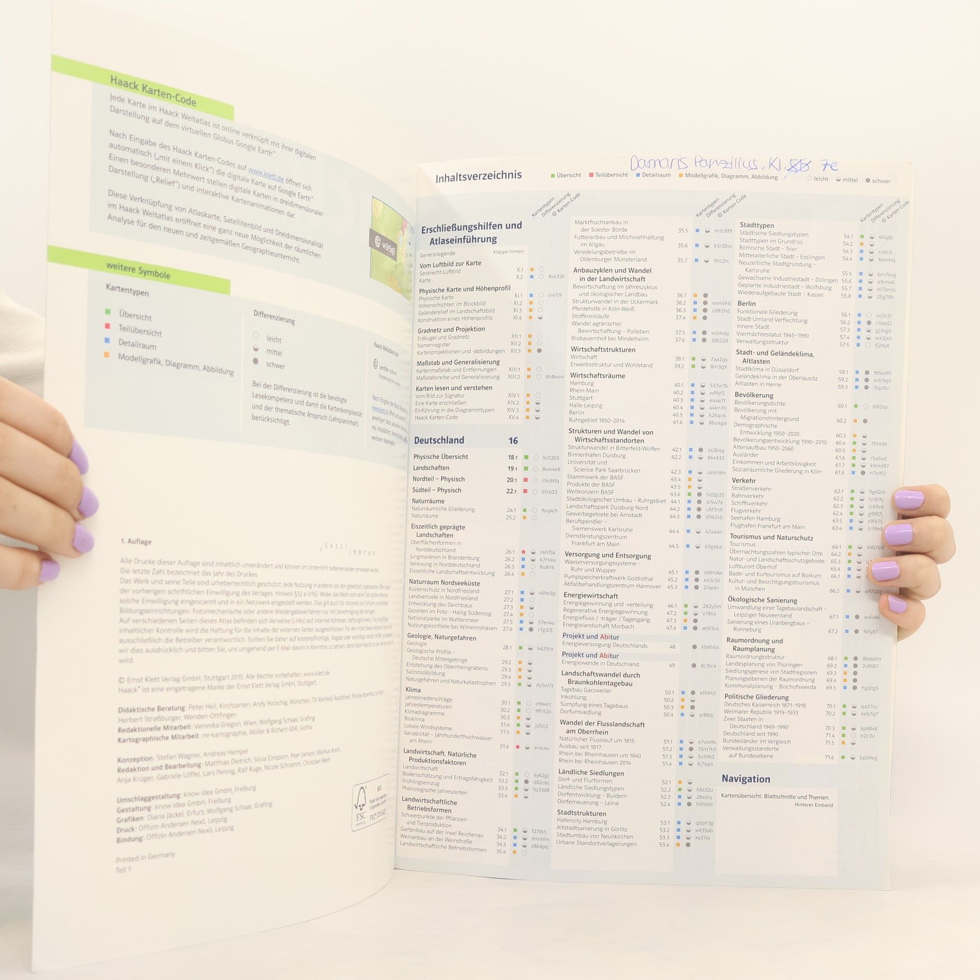Autorenkollektiv Haack Weltatlas Teil 1