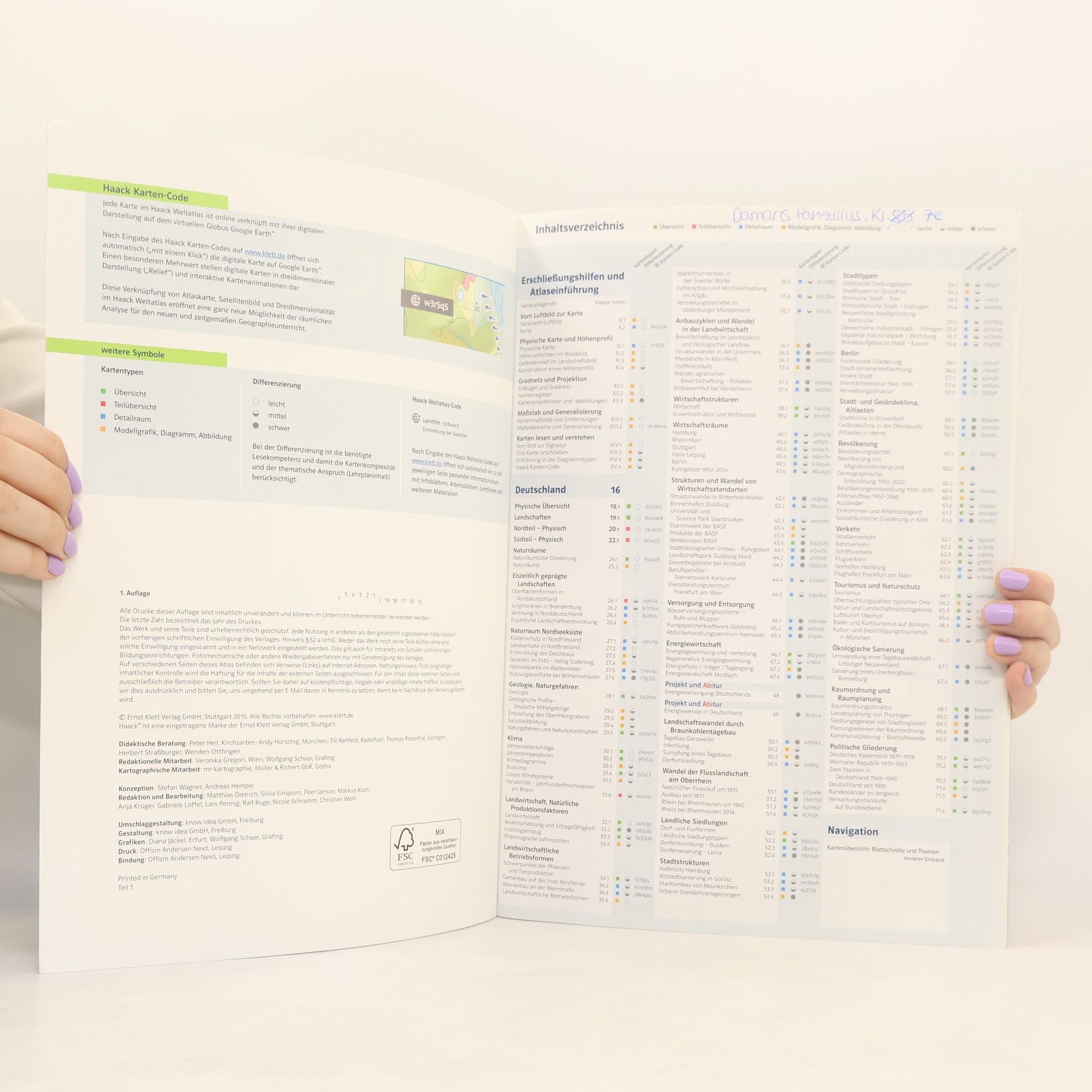 Autorenkollektiv Haack Weltatlas Teil 1