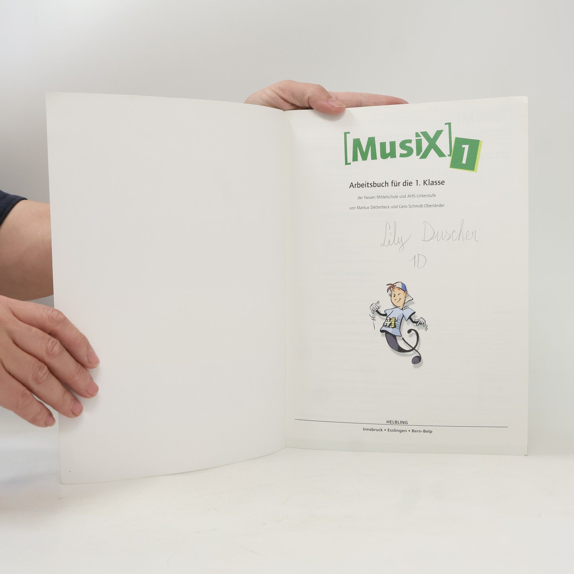 Markus Detterbeck MusiX 1. Arbeitsbuch für die 1. Klasse
