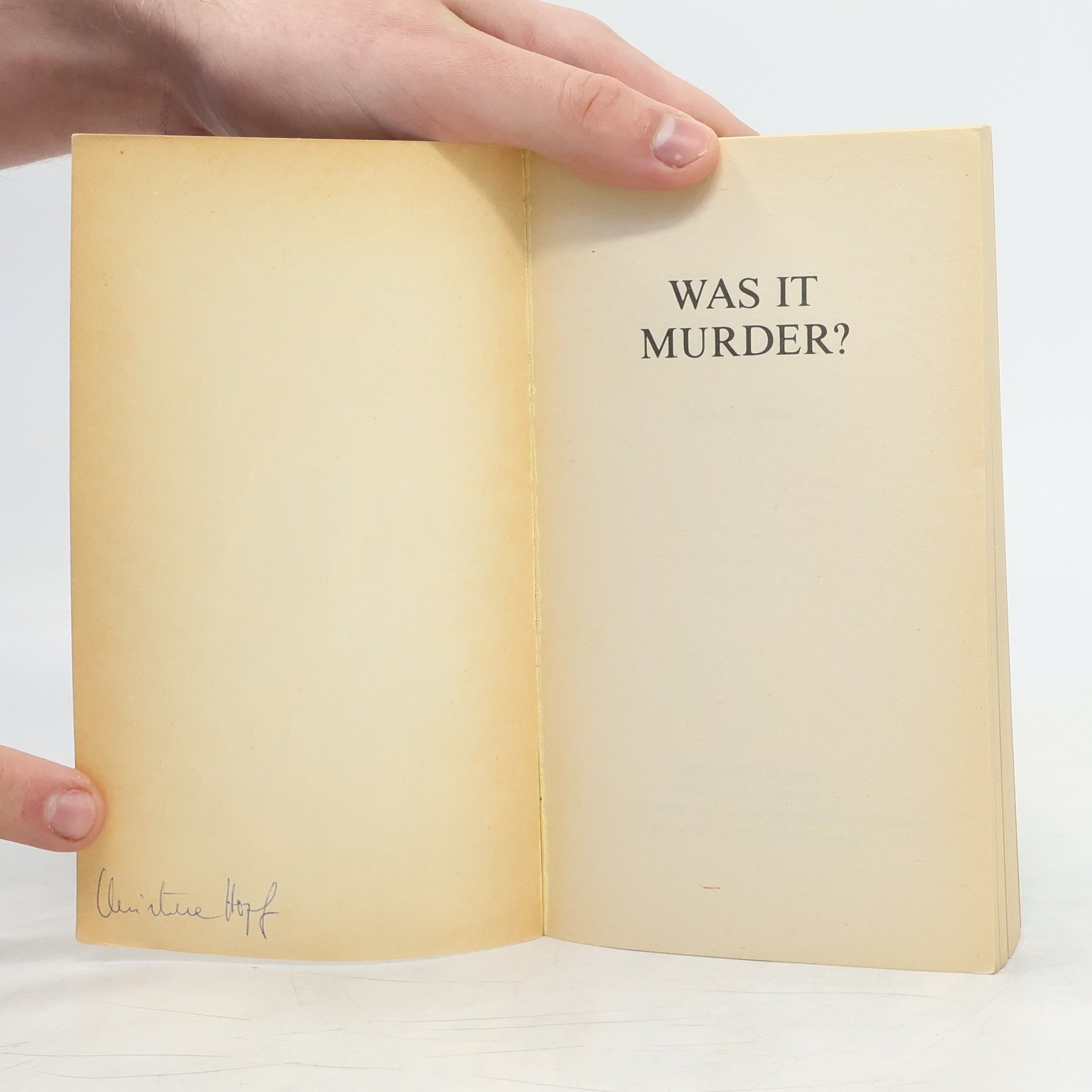 James Hilton Was It Murder?