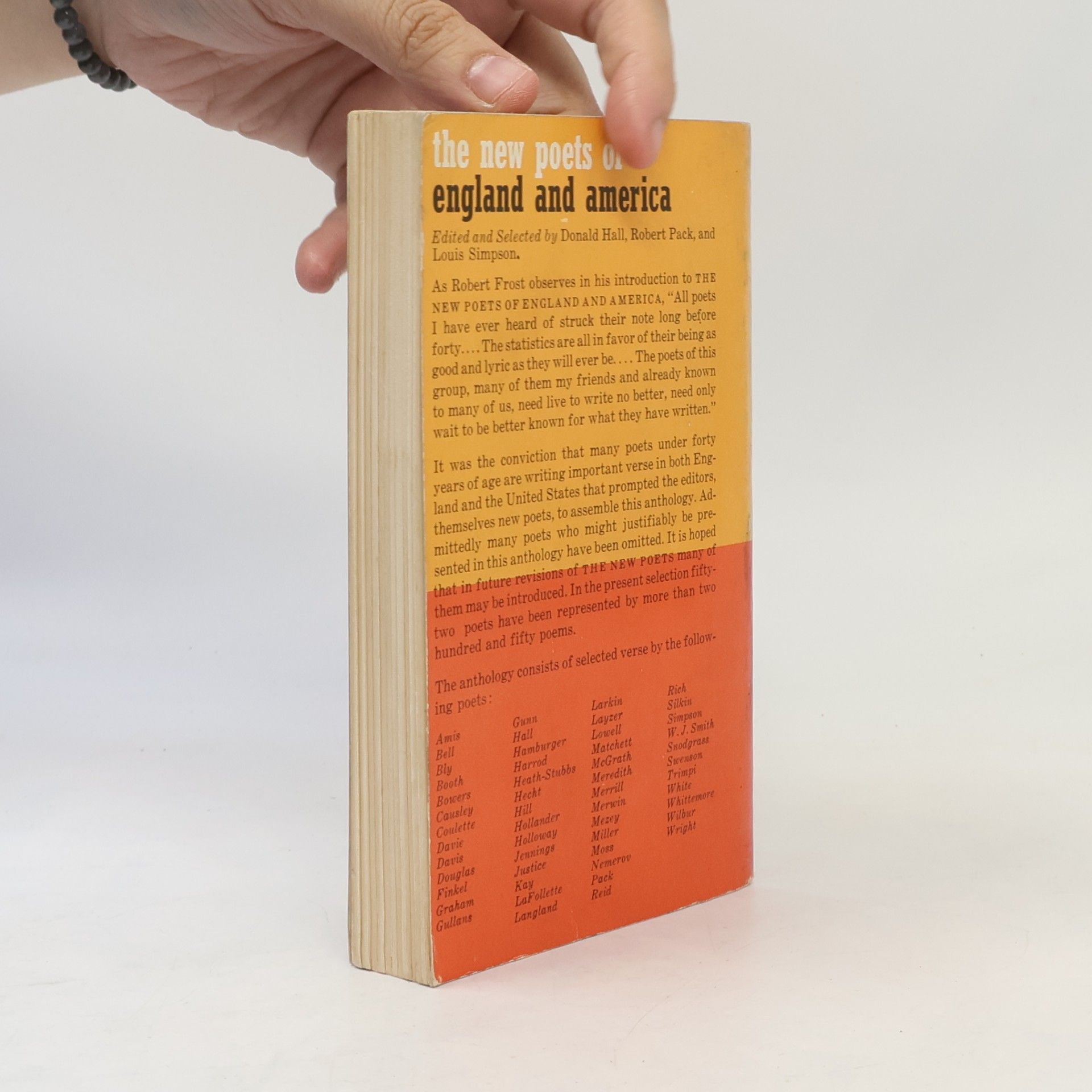 Donald Hall The New Poets of England and America