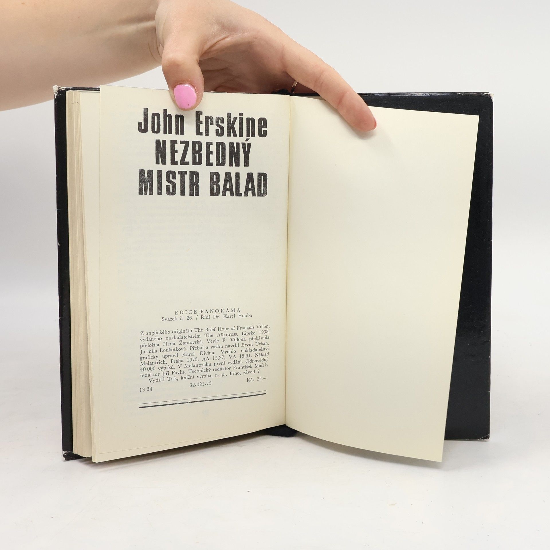 John Erskine Nezbedný mistr balad