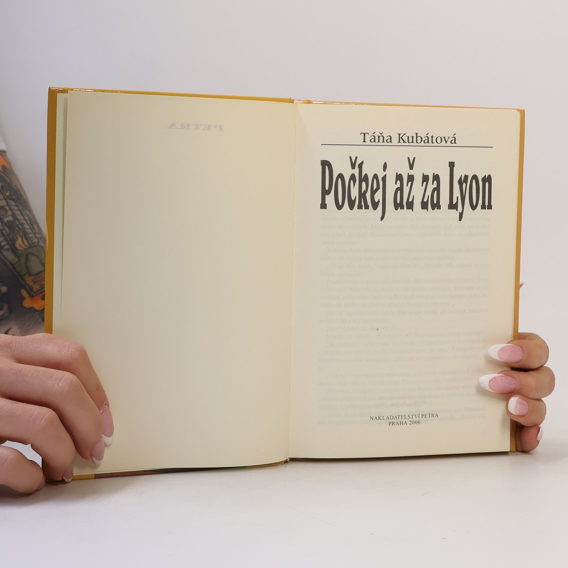 Táňa Kubátová Počkej až za Lyon