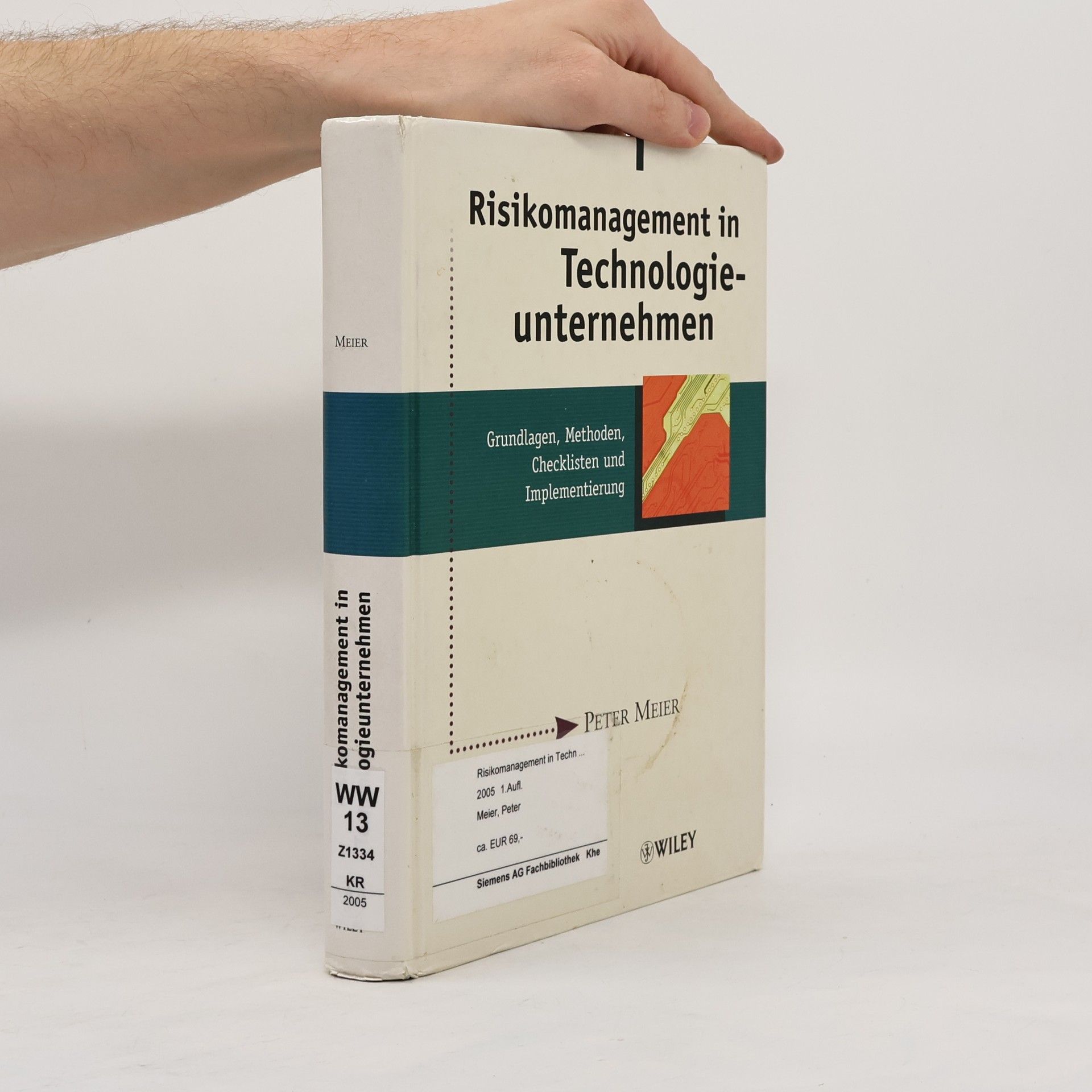 Peter Meier Risikomanagement in Technologieunternehmen