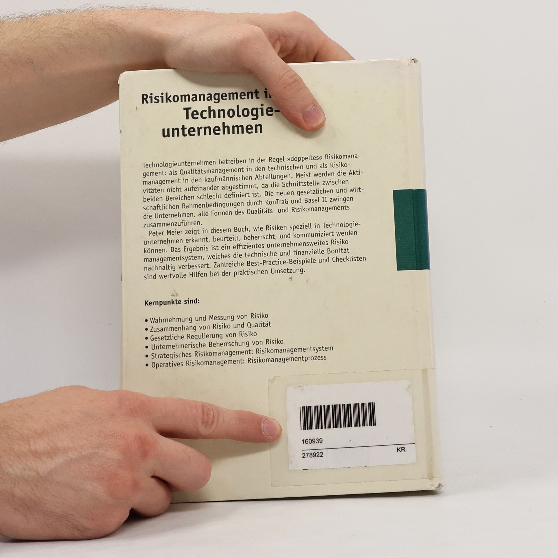 Peter Meier Risikomanagement in Technologieunternehmen