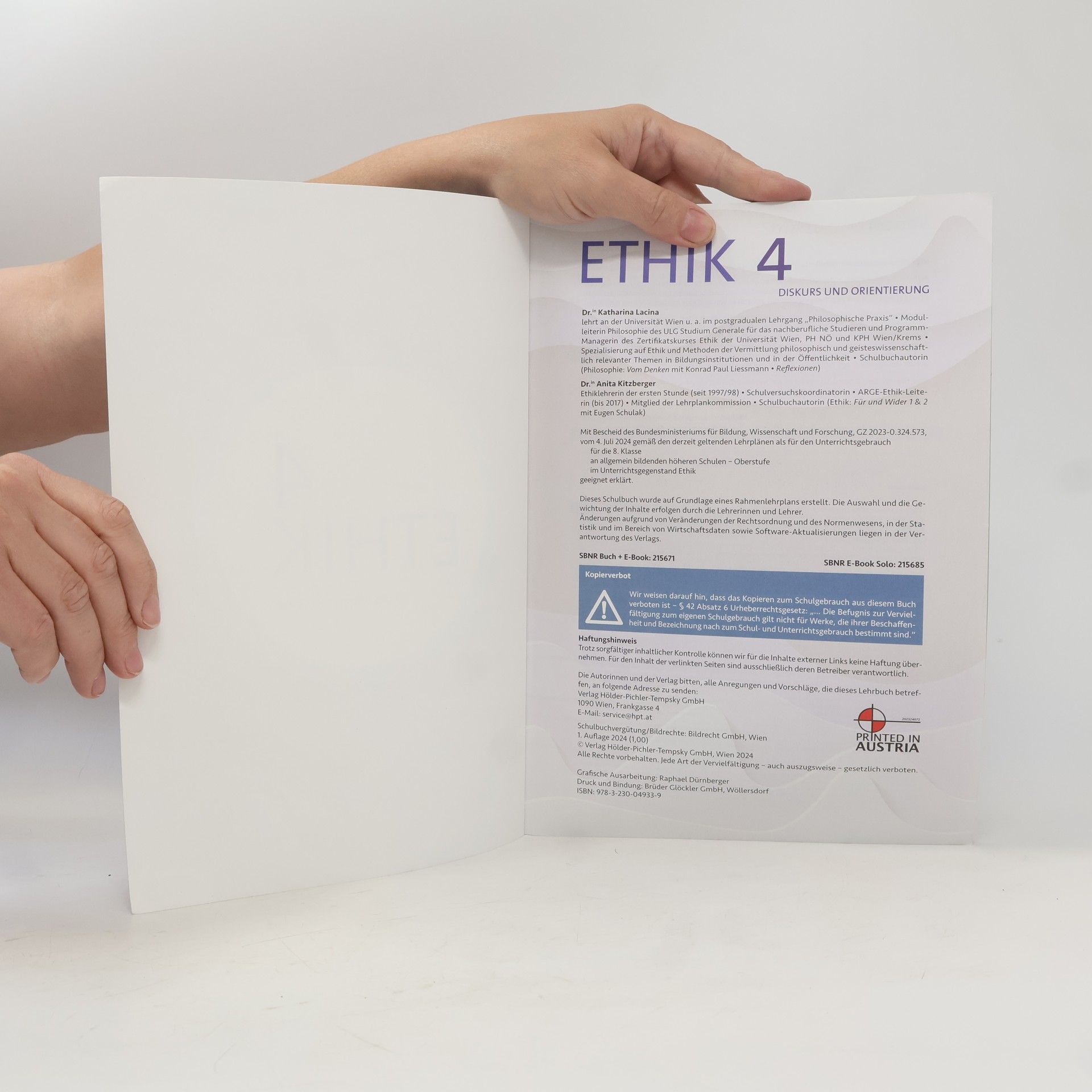 Anita Kitzberger Ethik AHS - 4: Ethik