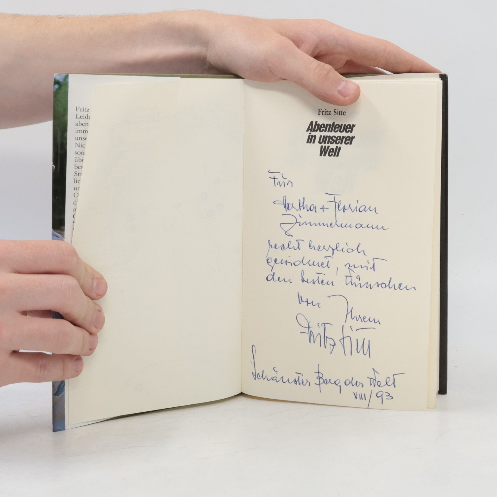 Fritz Sitte Abenteuer in unserer Welt