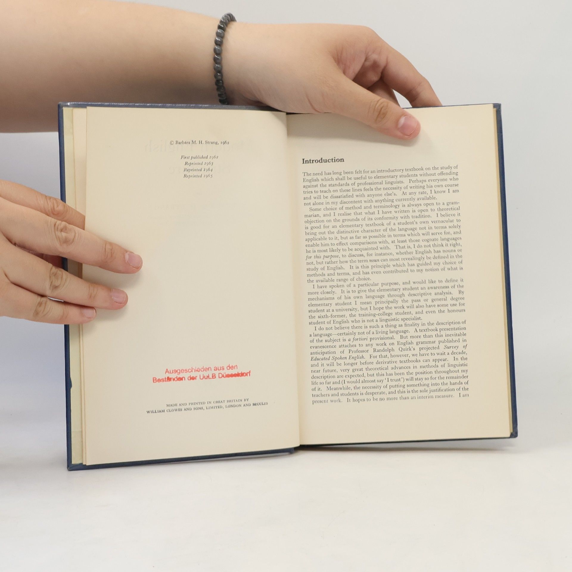 Barbara M. H. Strang Modern English Structure