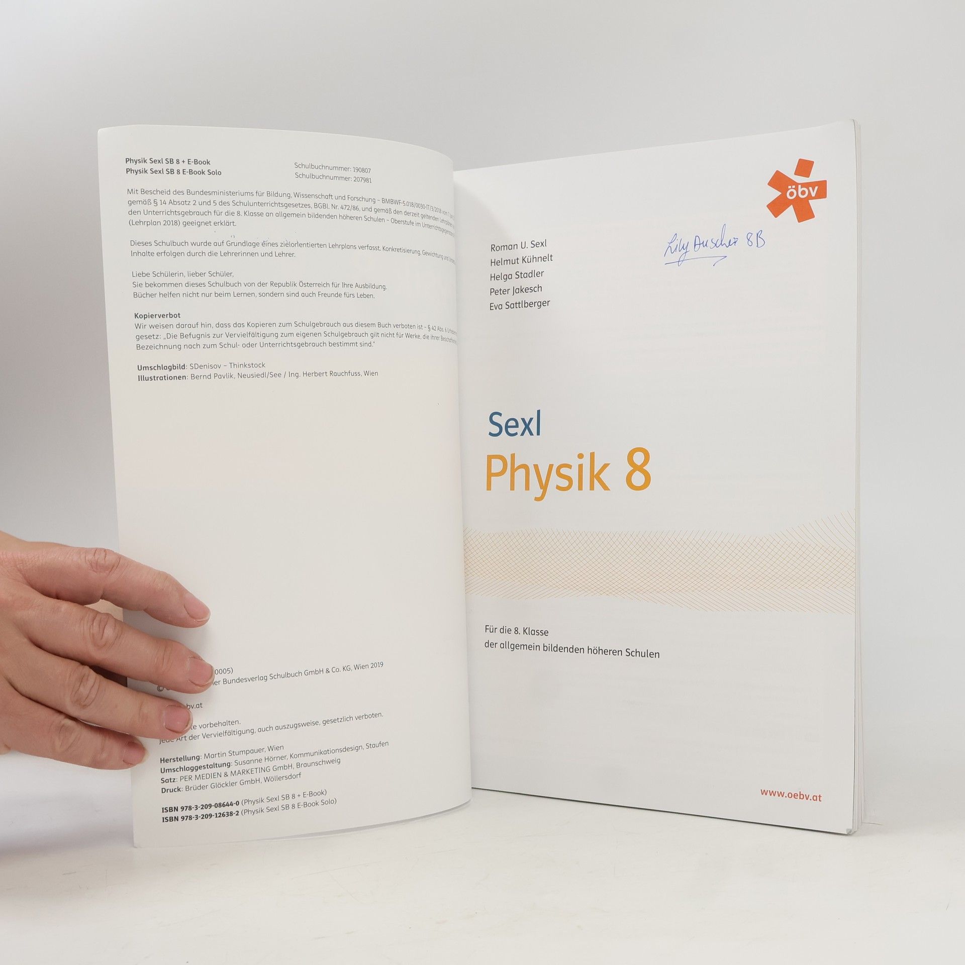 Roman U. Sexl Physik 8