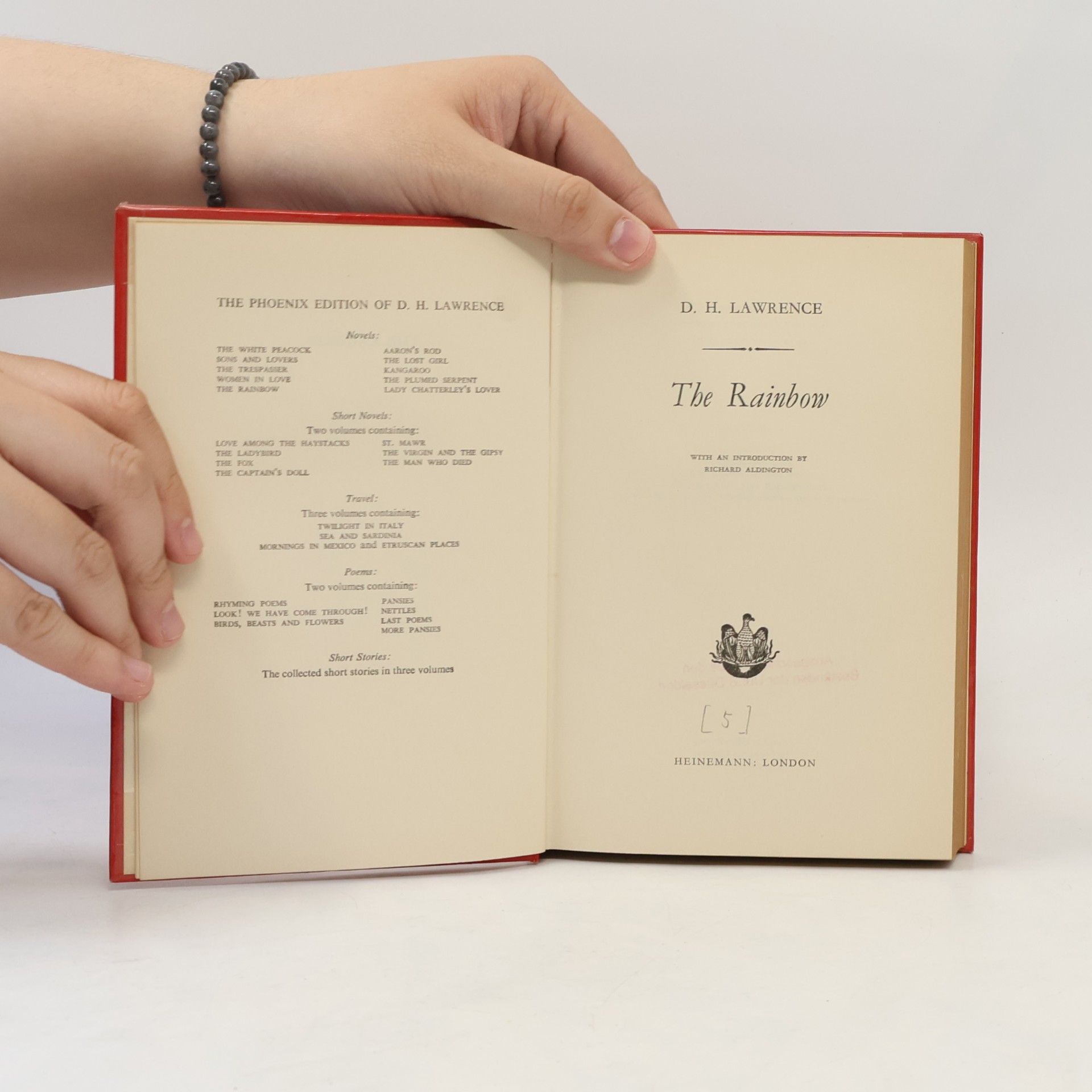 David Herbert Lawrence The Rainbow