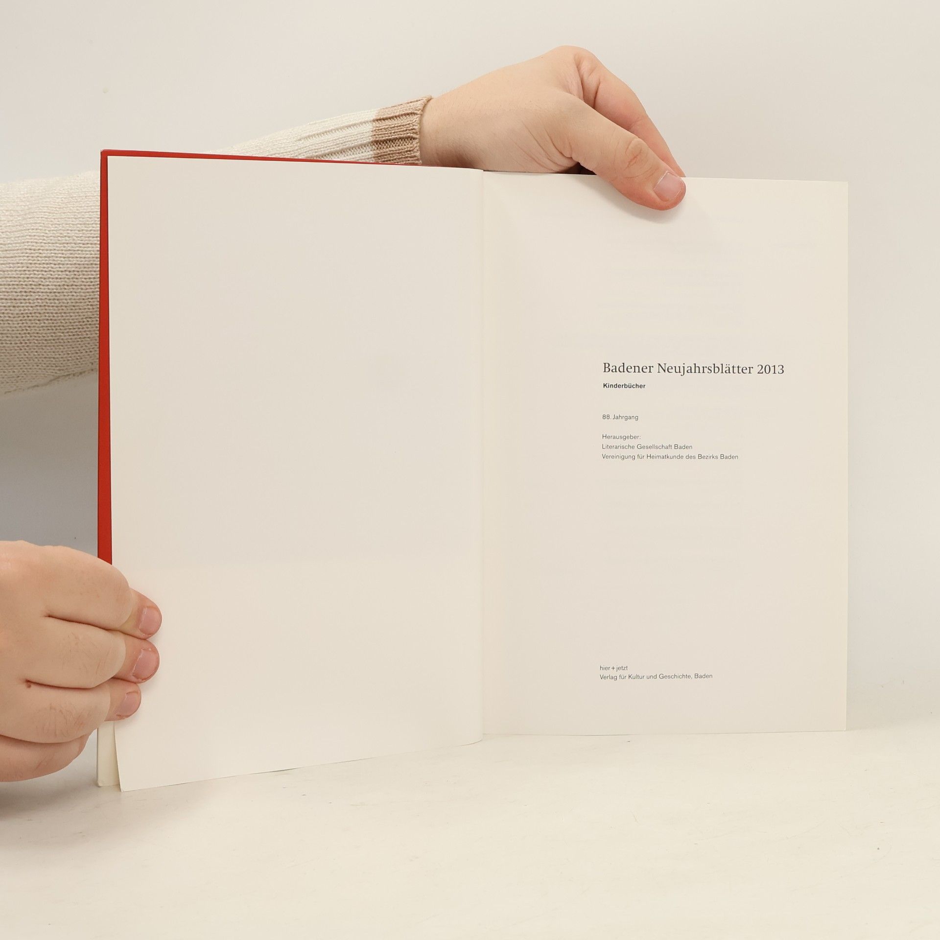 Badener Neujahrsblätter 2013