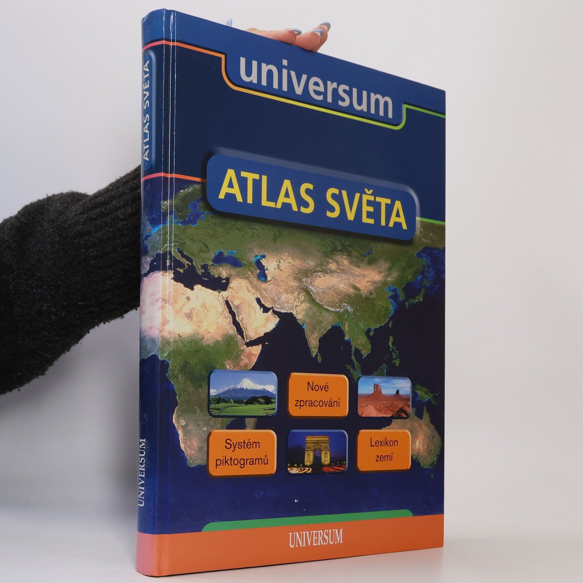 Irena Rybová Atlas světa nové zpracování, systém piktogramů, lexikon zemí