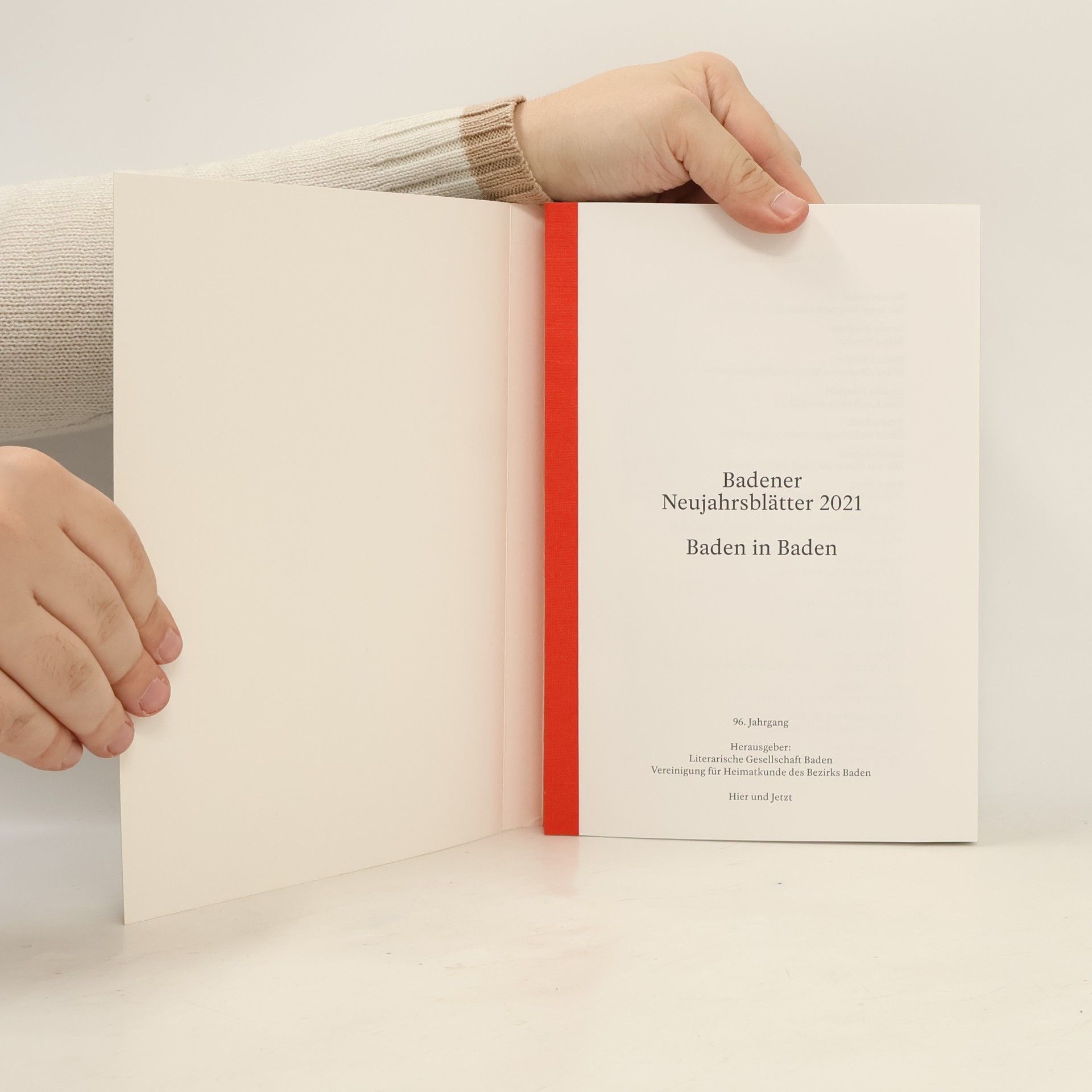 Badener Neujahrsblätter 2021