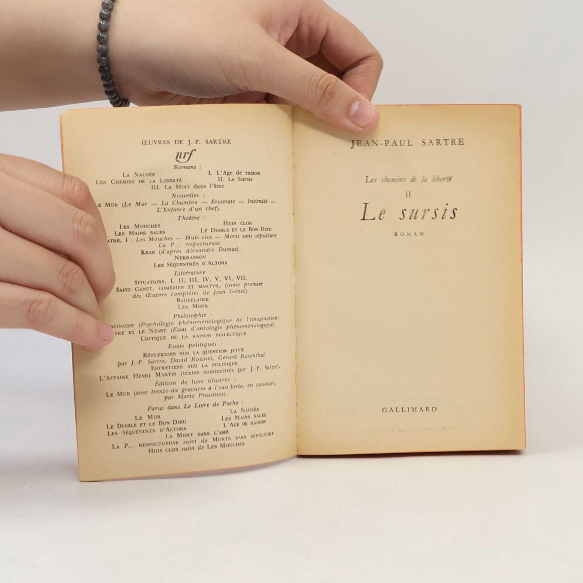 Jean-Paul Sartre Le Sursis