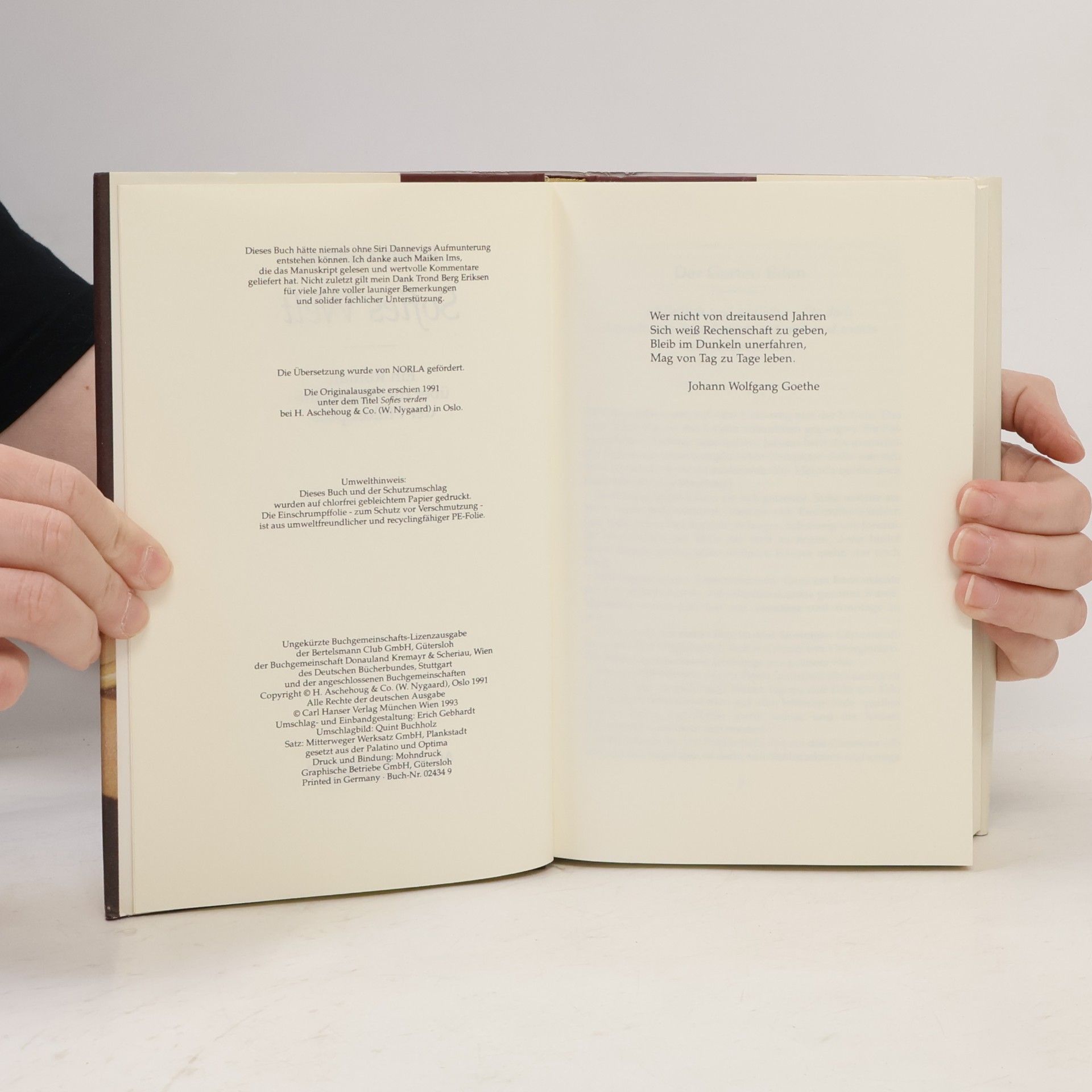 Jostein Gaarder Sofies Welt