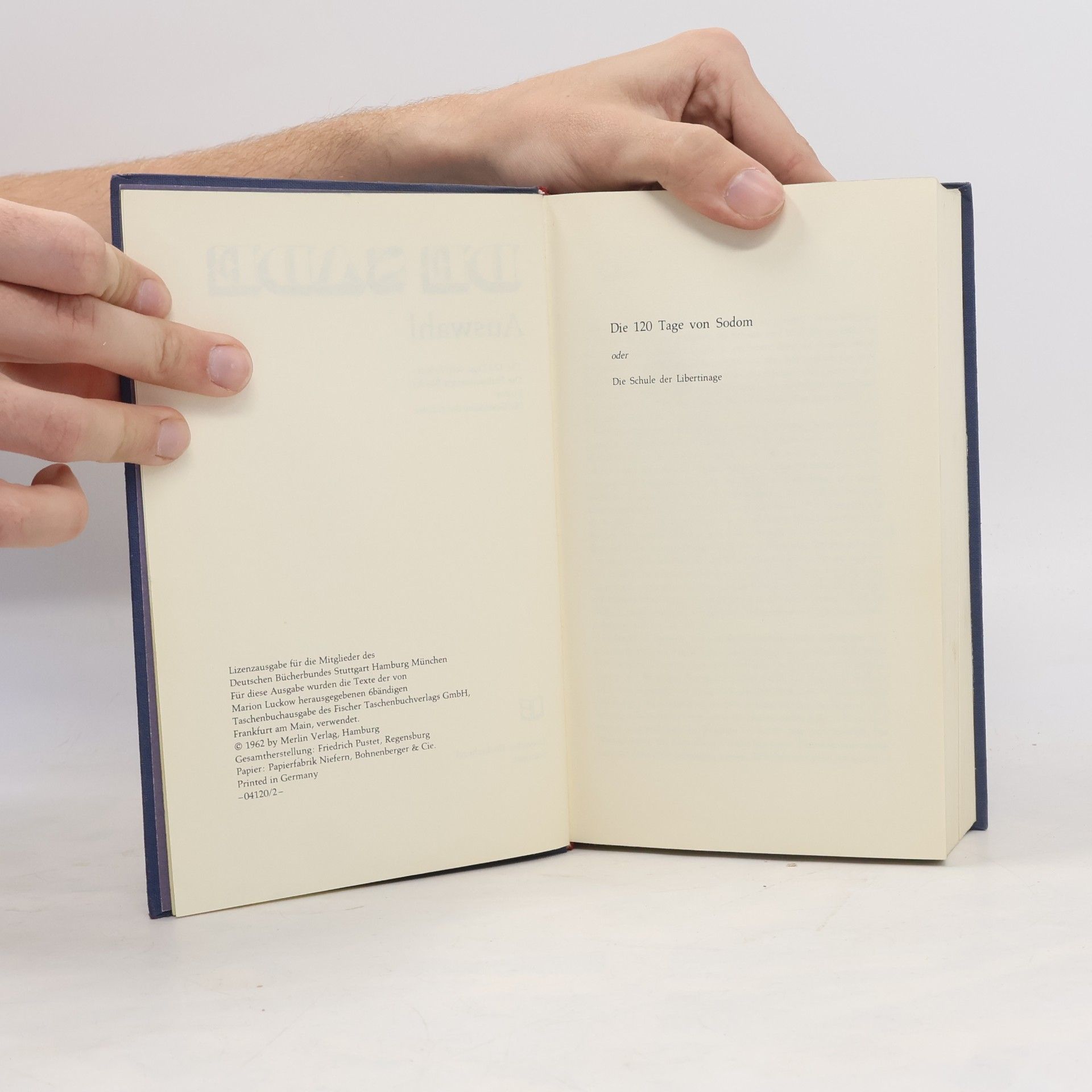 Autorenkollektiv De Sade. Auswahl