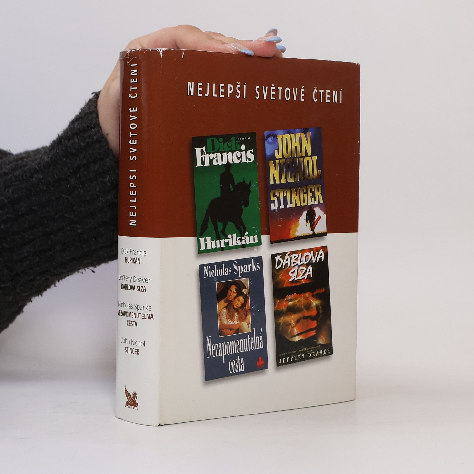 Nicholas Sparks Nejlepší světové čtení. Hurikán. Ďáblova slza. Nezapomenutelná cesta. Stinger