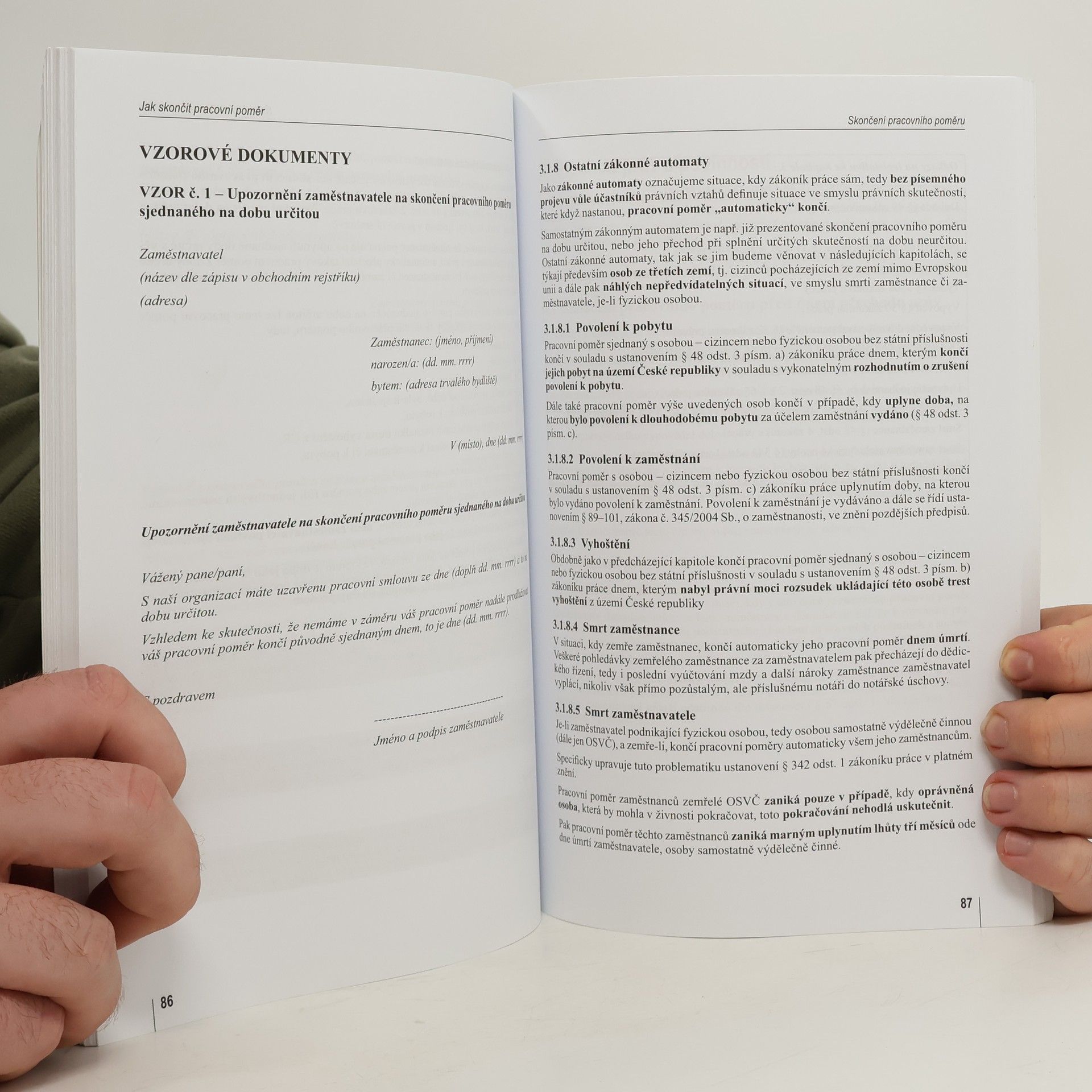 Libuše Neščáková Jak skončit pracovní poměr