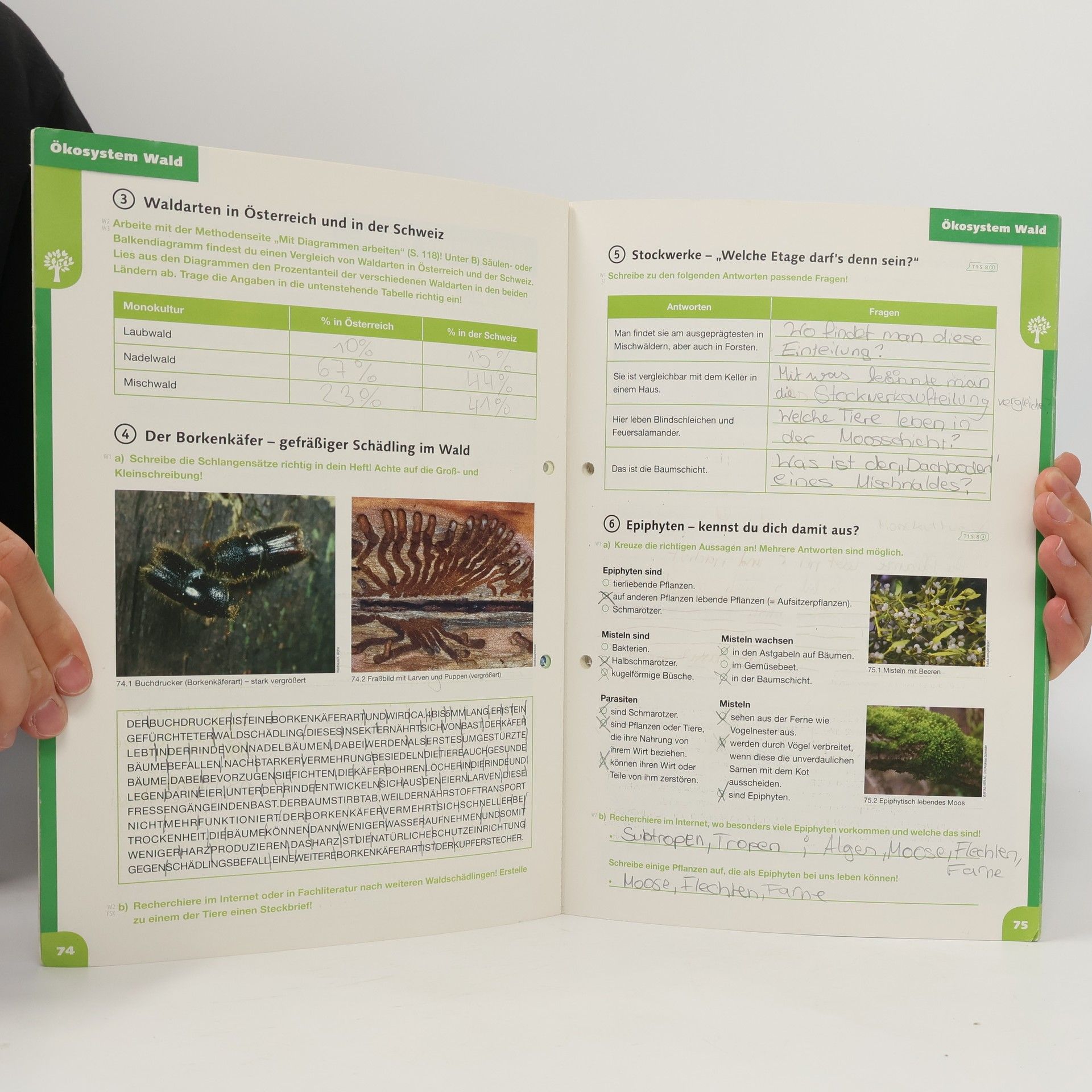 Moser Mehrfach. Biologie 2. Klasse. Teil 2. Anwenden und Forschen