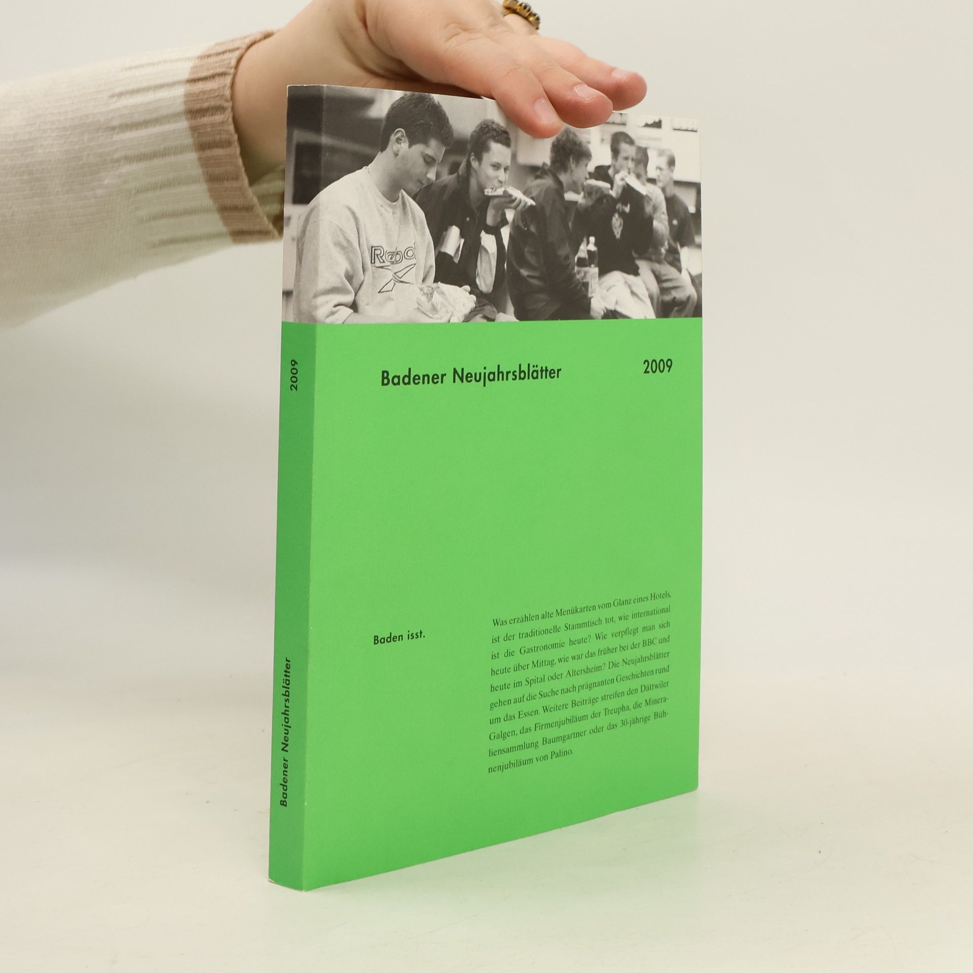 Autorenkollektiv Badener Neujahrsblätter 2009: Baden isst