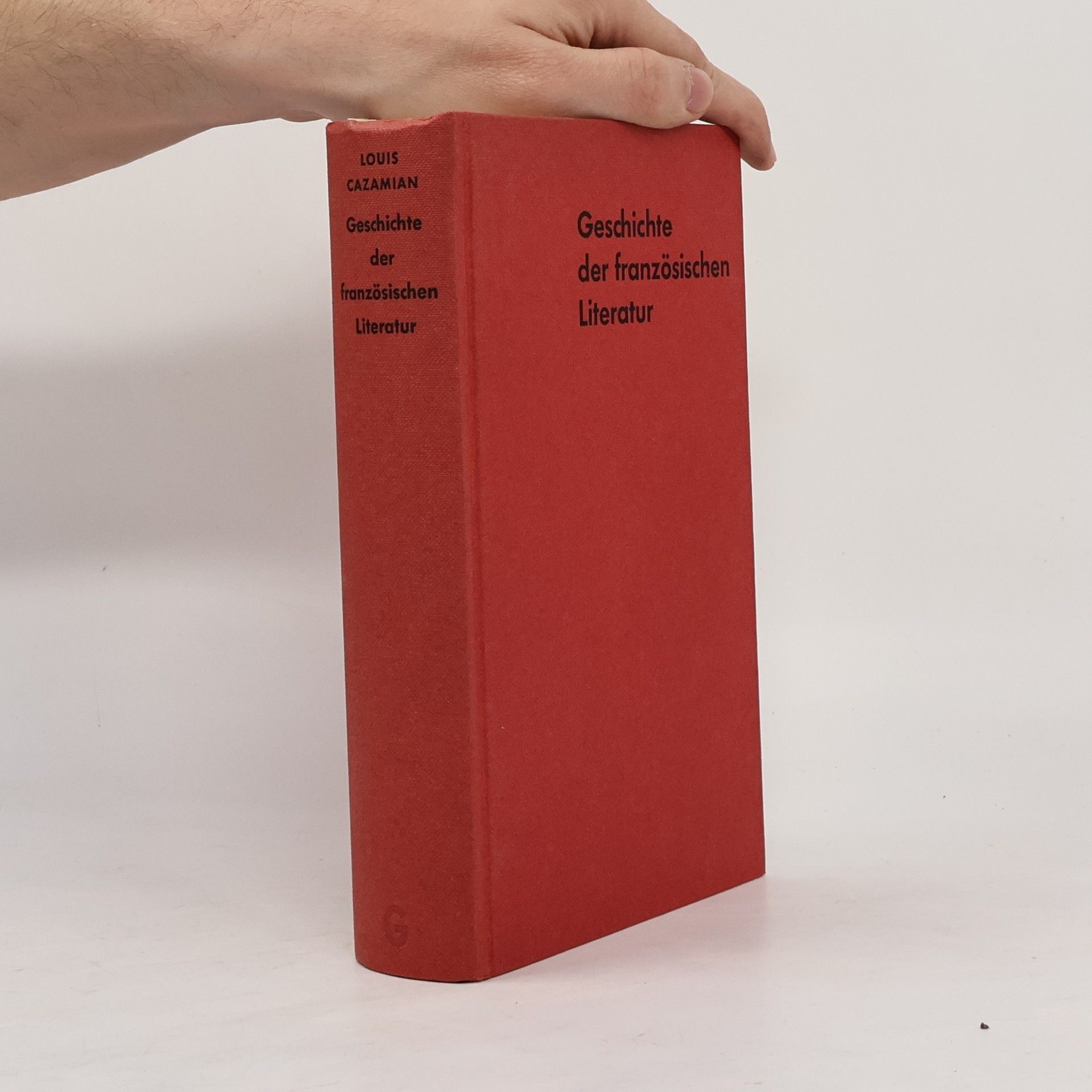 Louis Cazamian Geschichte der französischen Literatur