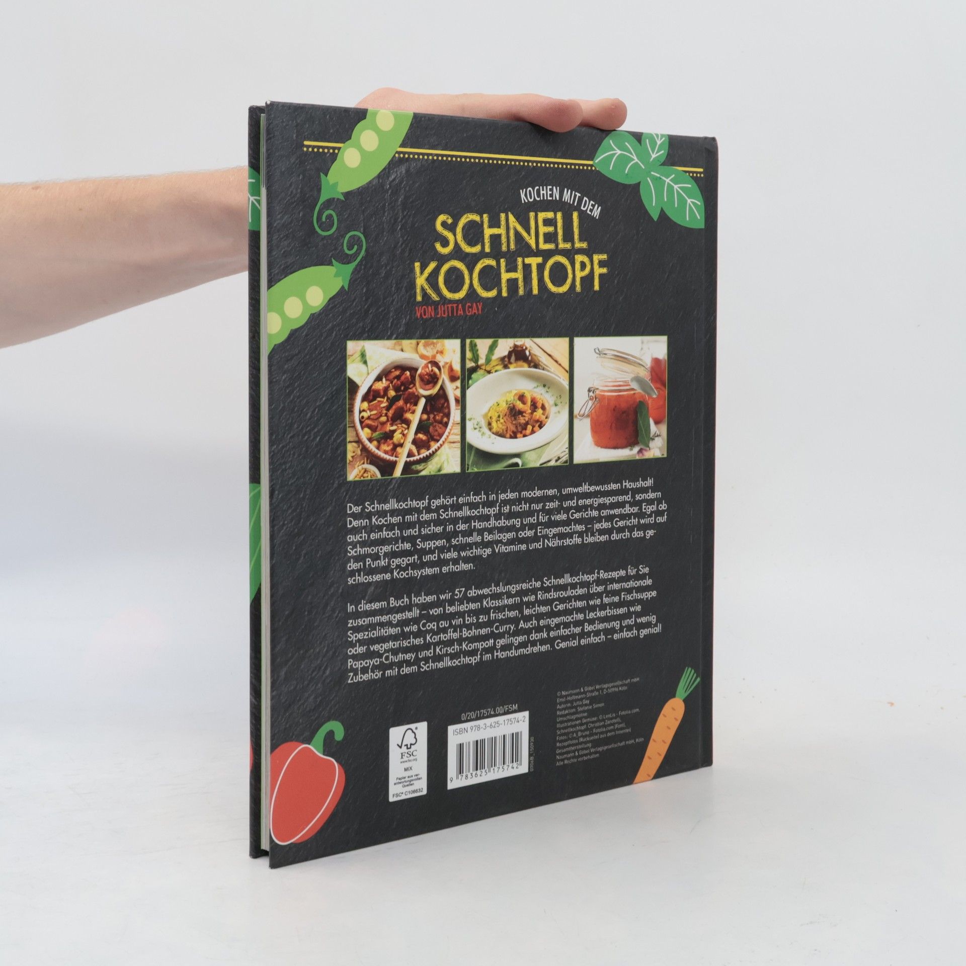 Jutta Gay Kochen mit dem Schnellkochtopf