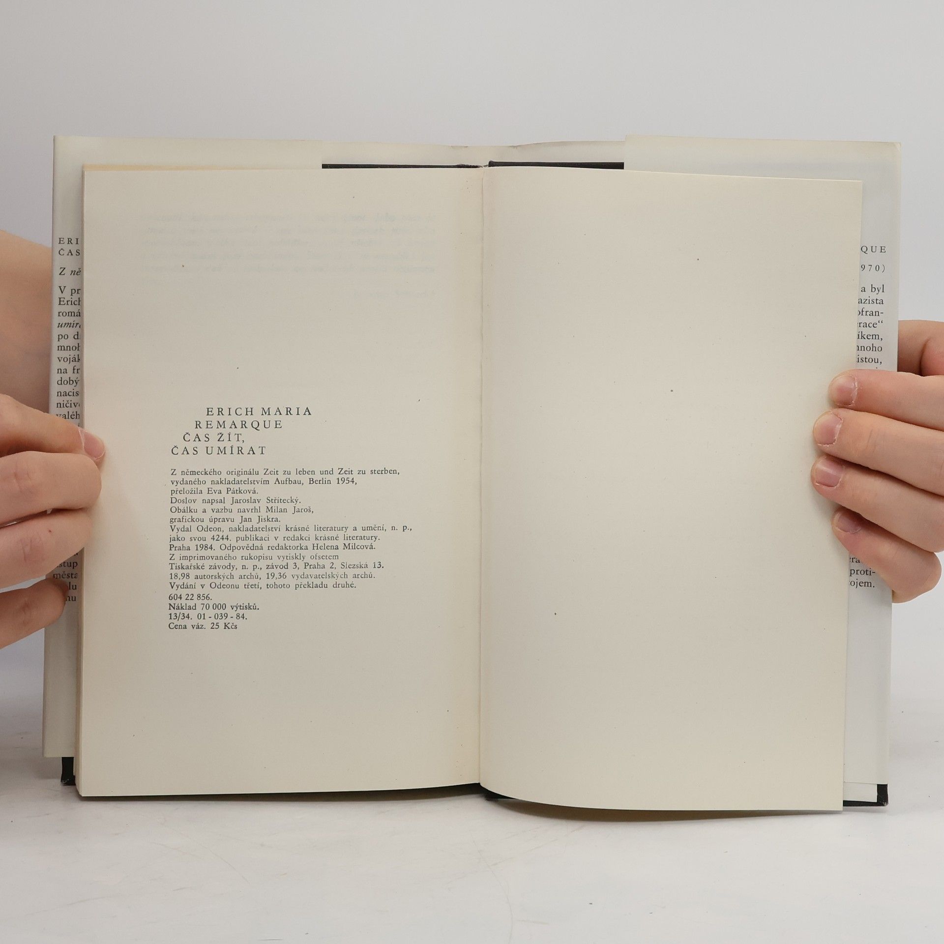 Erich Maria Remarque Čas žít, čas umírat