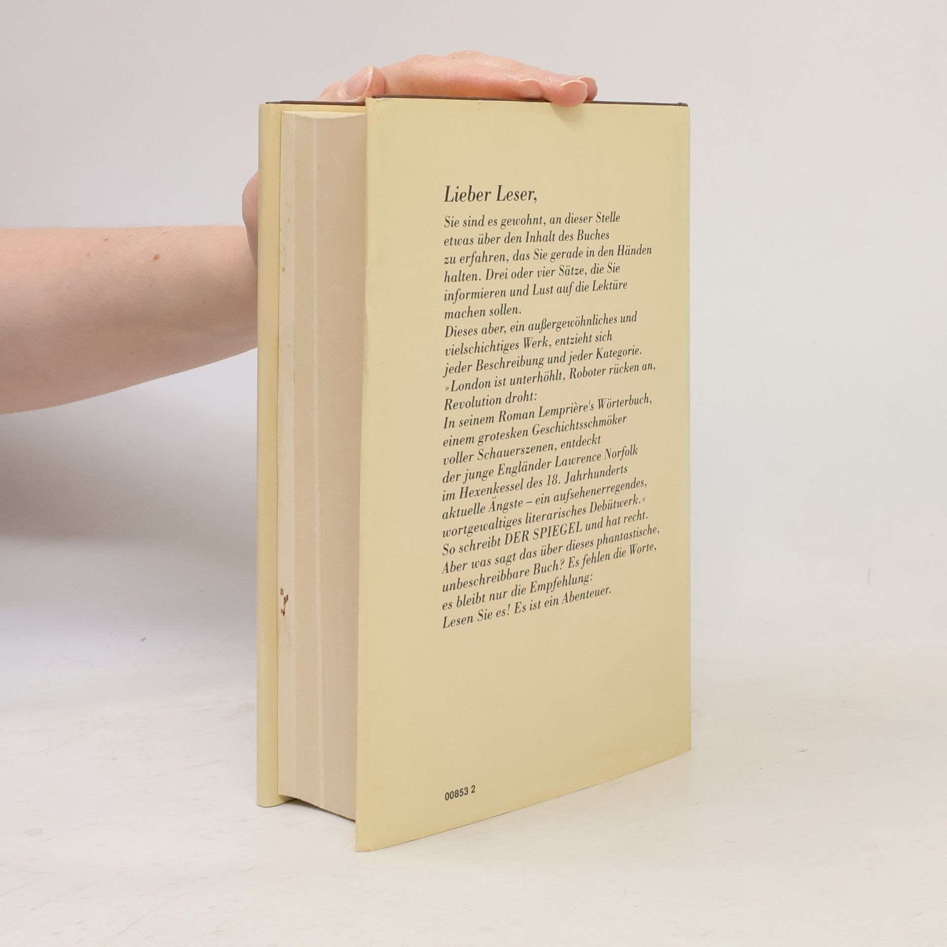 Lawrence Norfolk Lemprières Wörterbuch