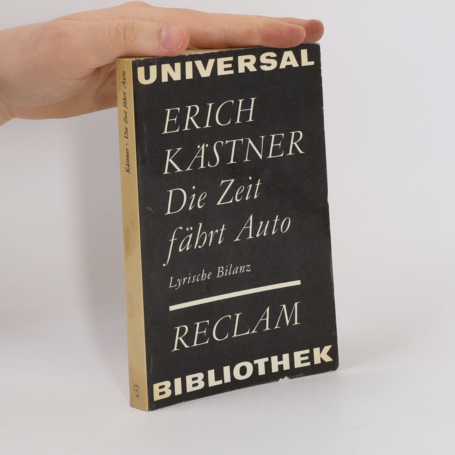 Erich Kästner Die Zeit fährt Auto