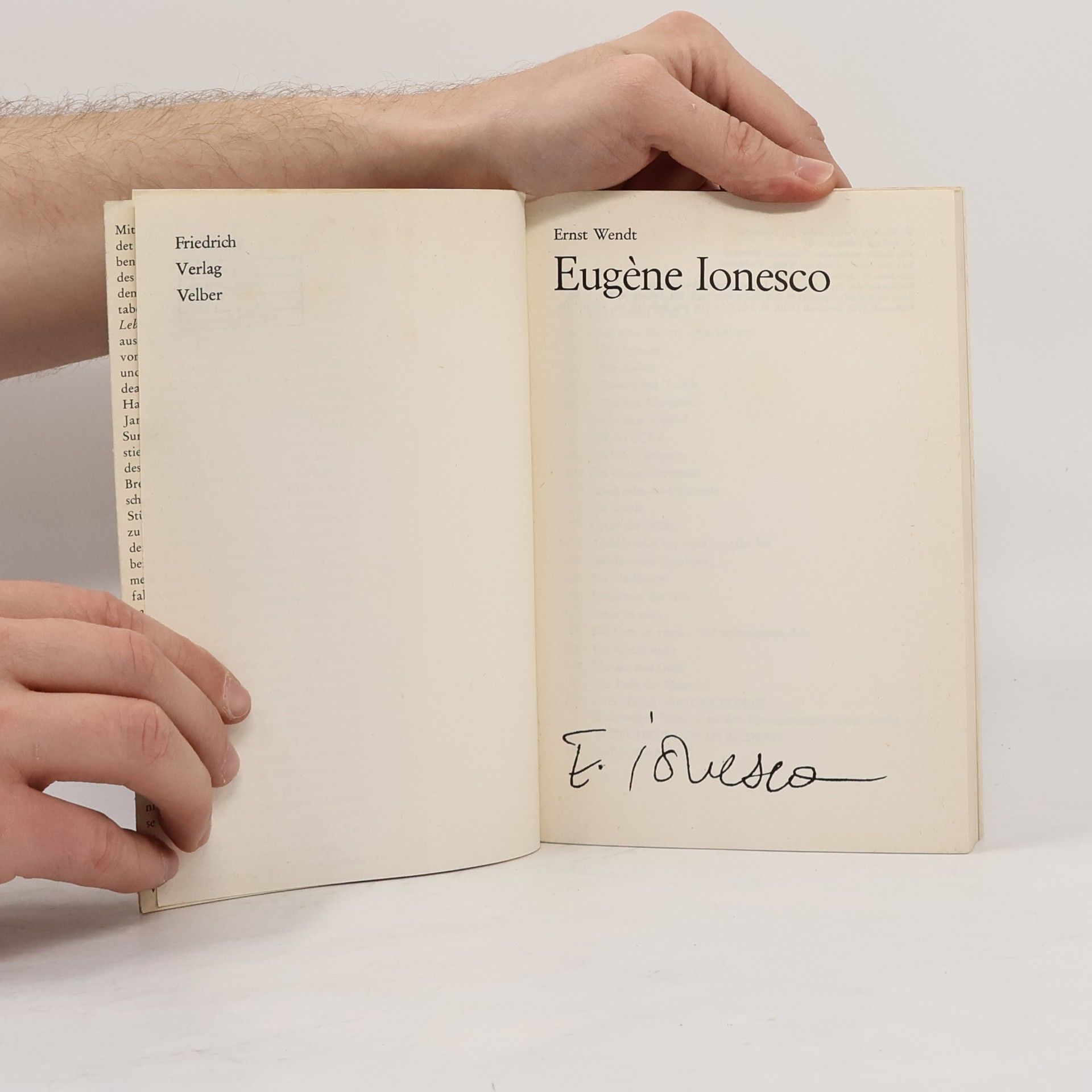 Ernst Wendt Ionesco
