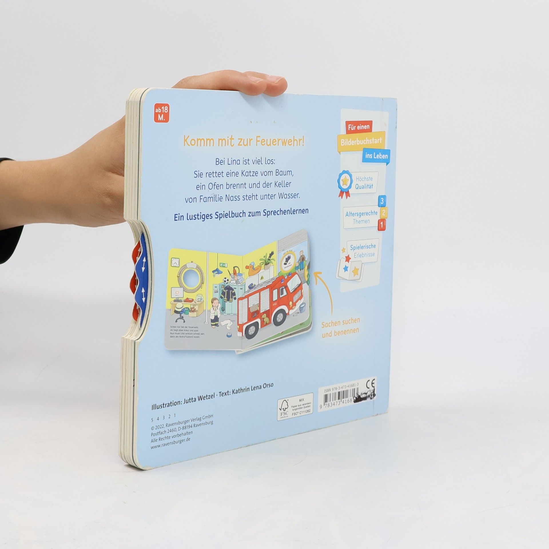 Kathrin-Lena Orso Wo ist bloß...? Mein Feuerwehr-Buch zum Sachen suchen